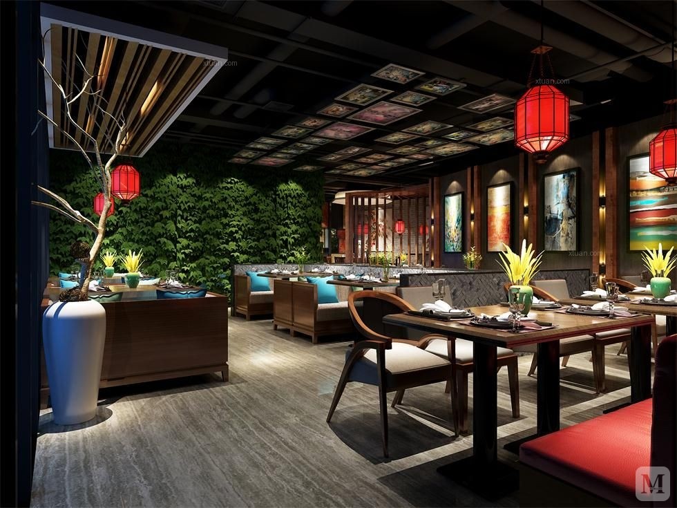 中餐厅设计有哪些风格,中餐厅装修效果图