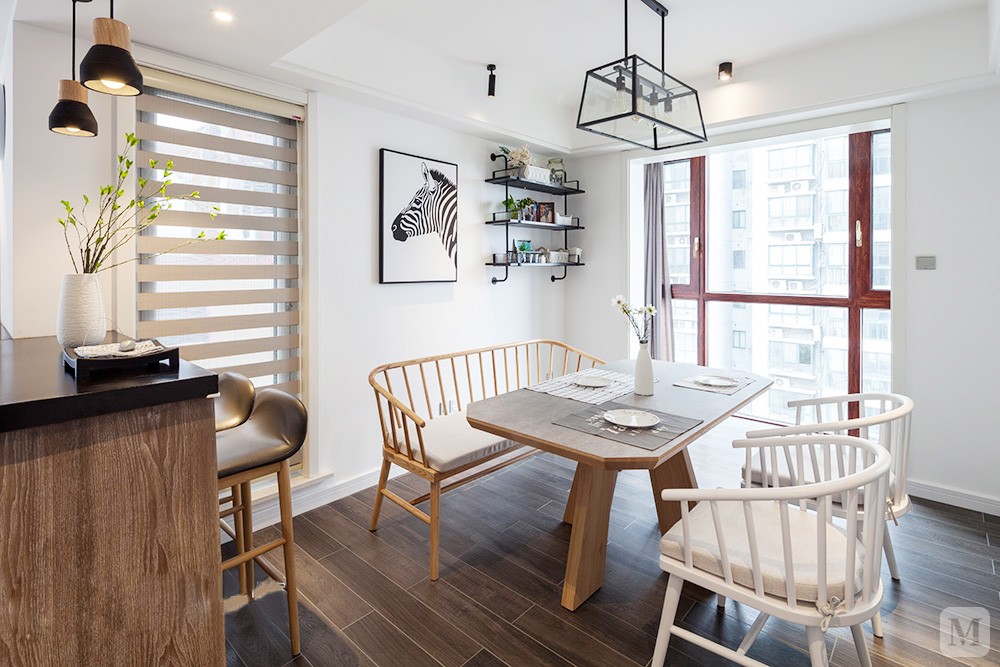 2万150㎡简欧三房装修白色翡冷翠,气质美如兰