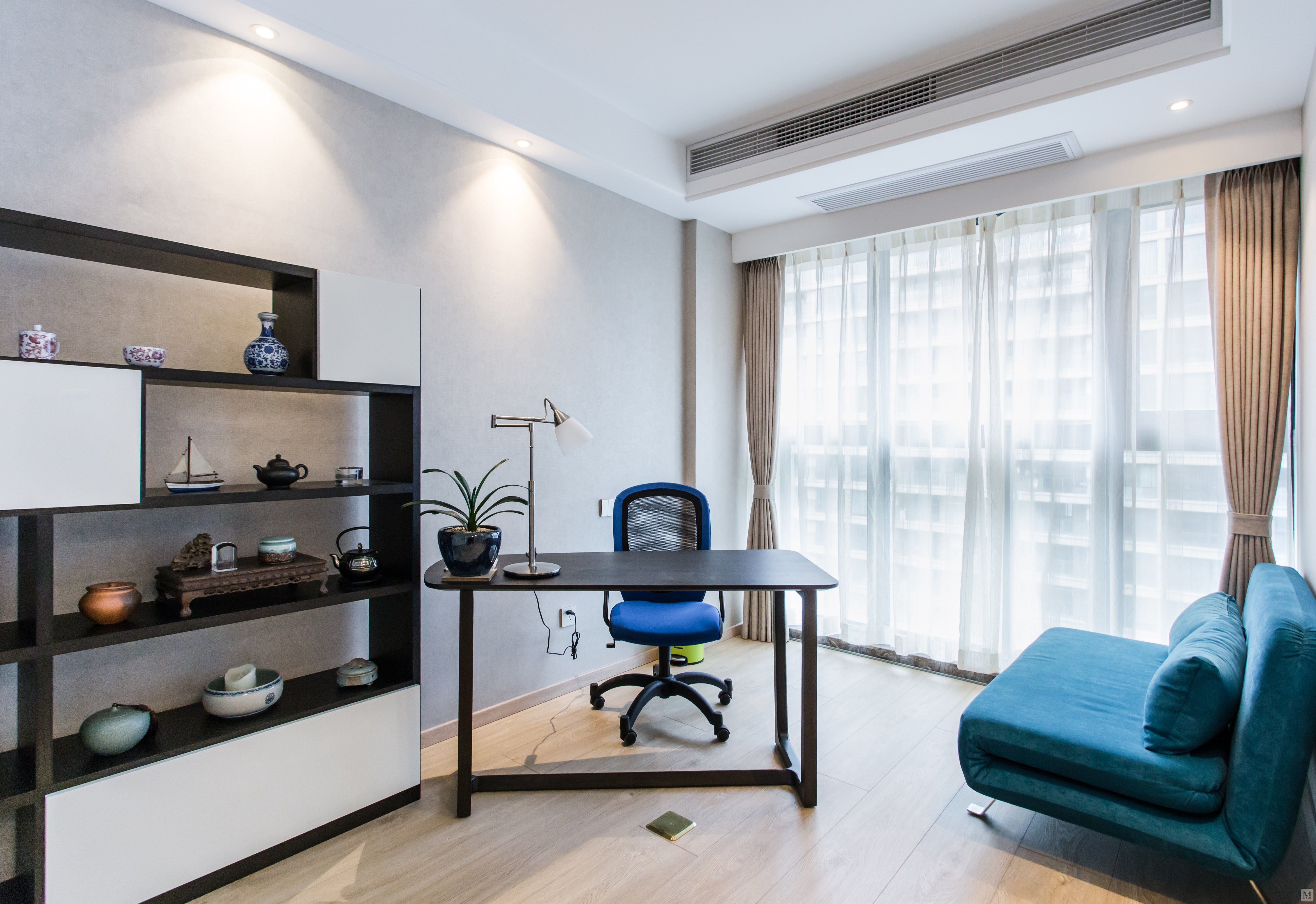 简约书房吊顶装修效果图