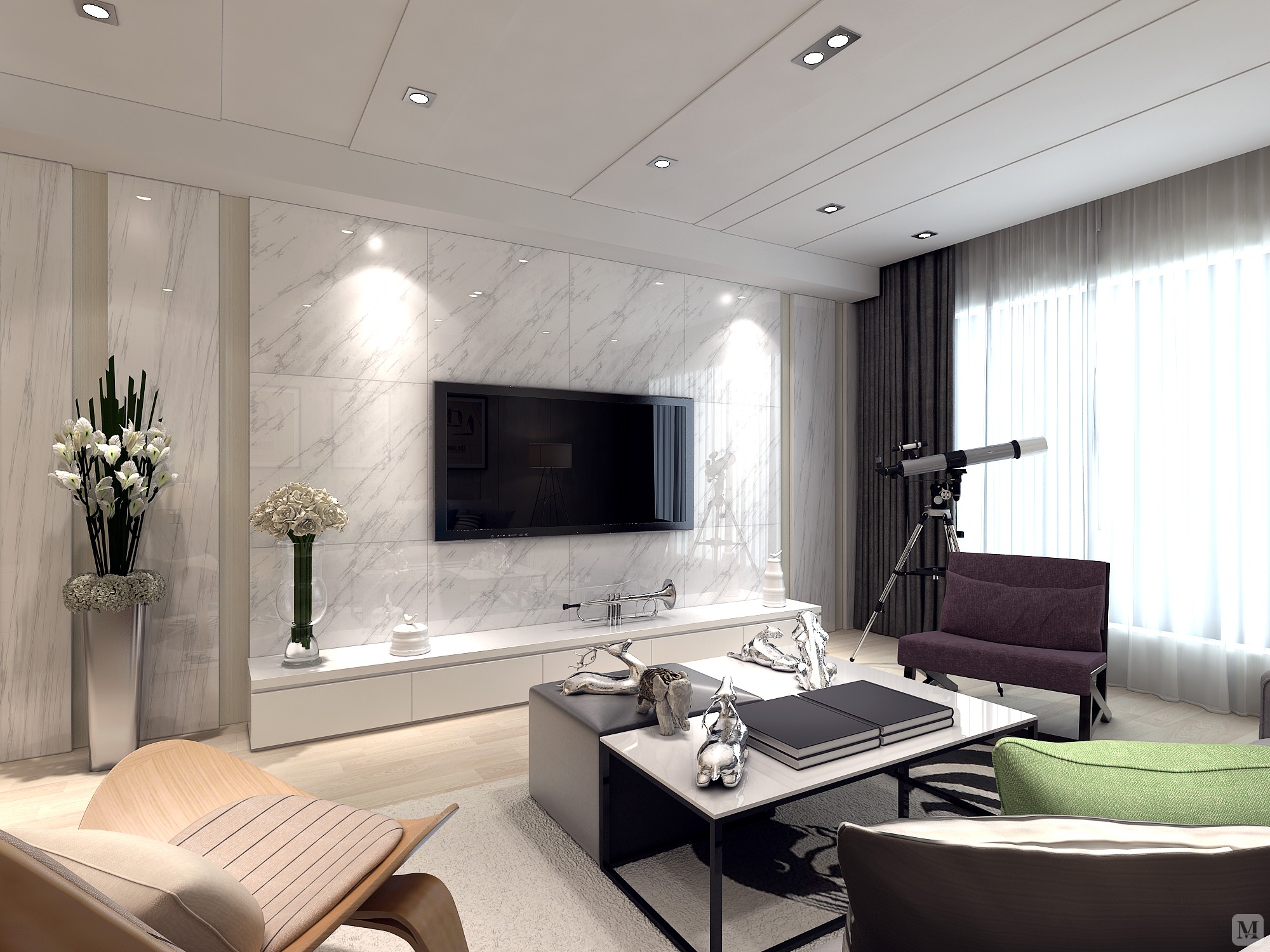 7万125㎡简约三房装修超赞的简约风格家居