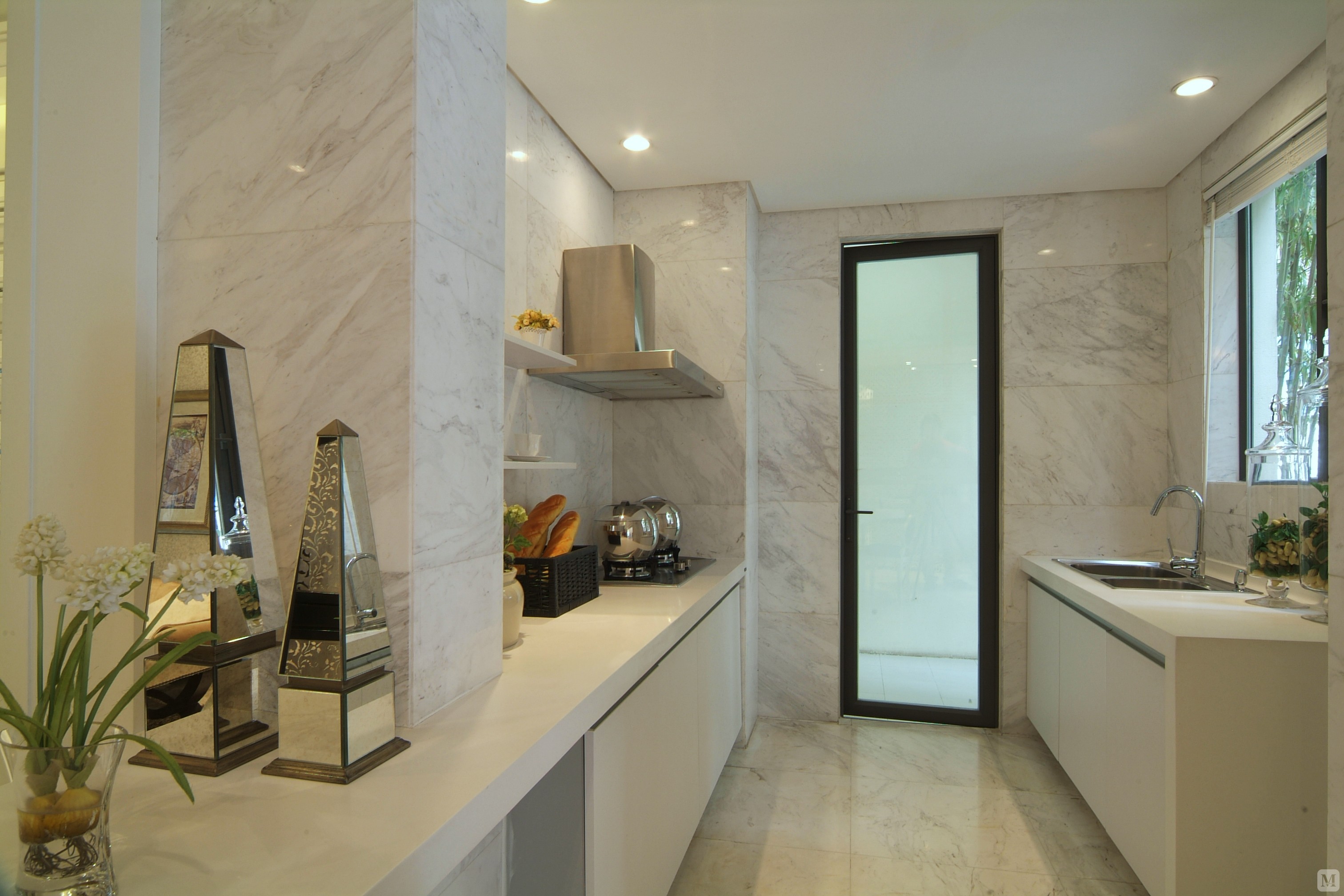 简欧厨房吊顶装修效果图