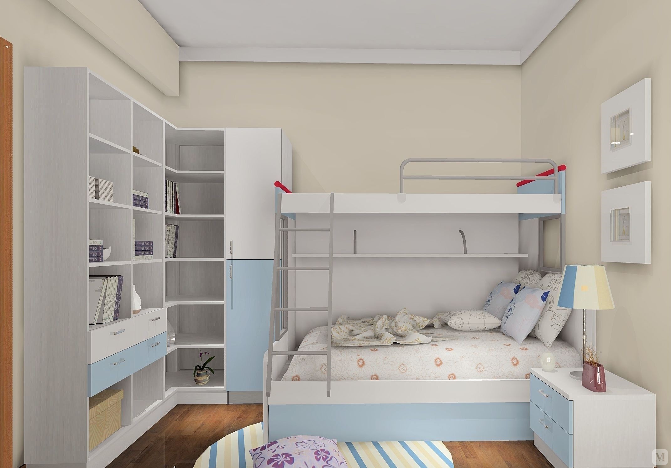 5万119㎡简欧二房装修用心感受生活的美