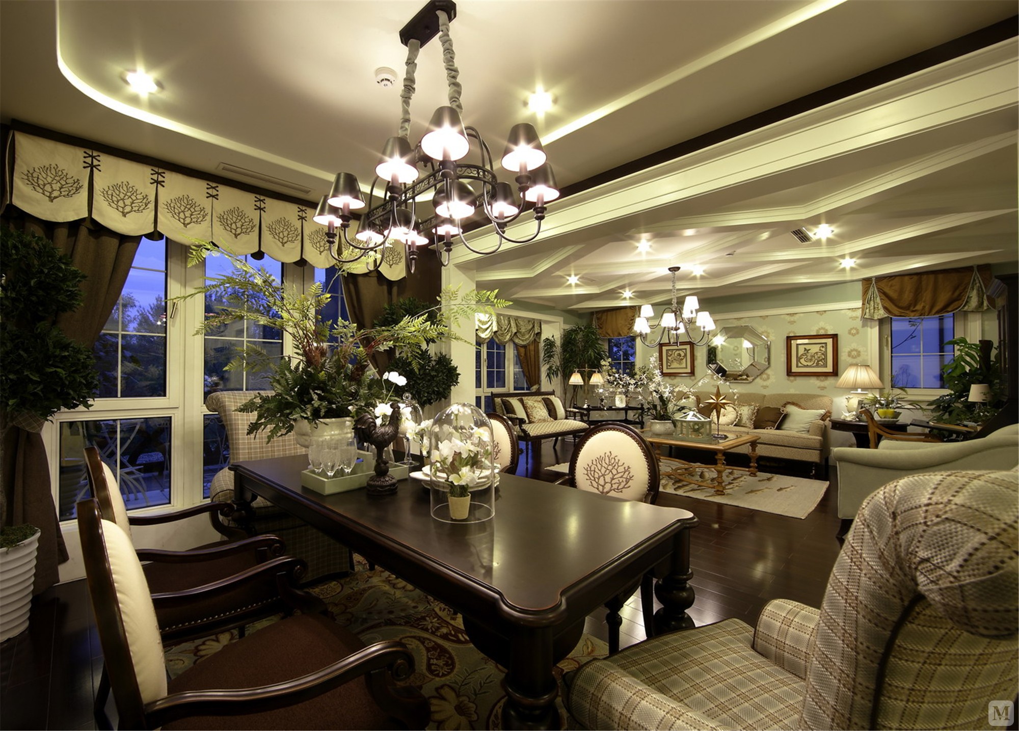 7万170㎡田园四房装修贴近自然,向往自然