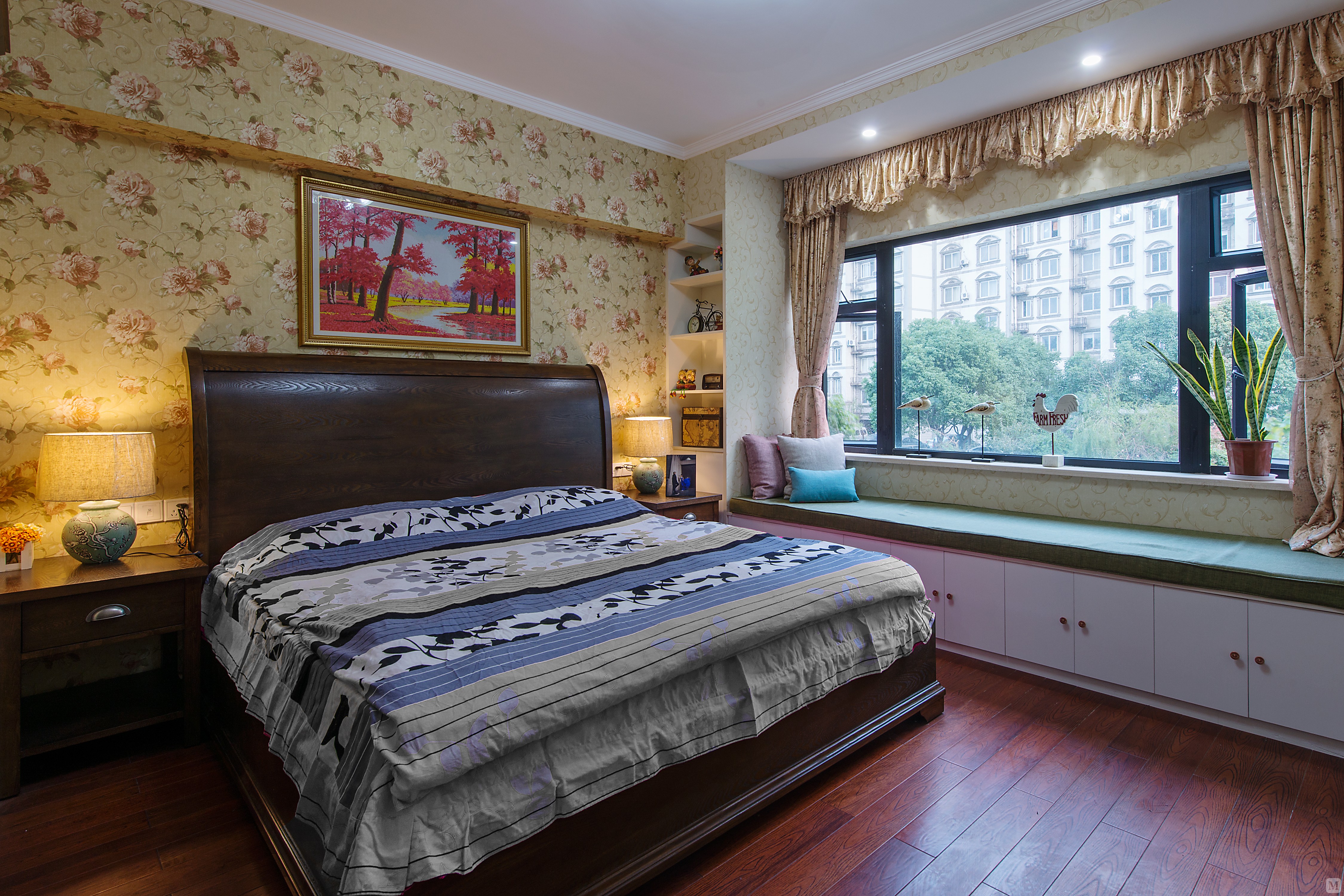 1万112㎡美式三房装修美式复古 广洋海尚国际