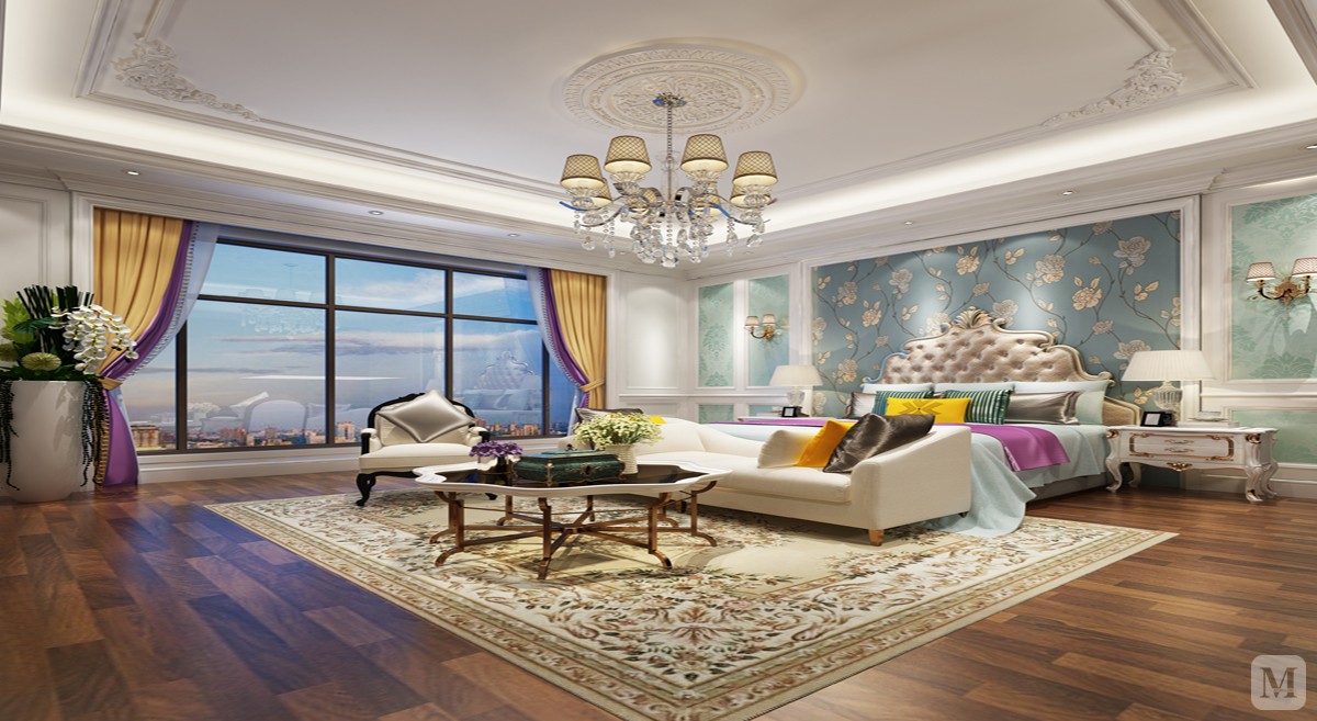 9万88㎡简欧二房装修清馨小区7-201-红星美凯龙家装效果图