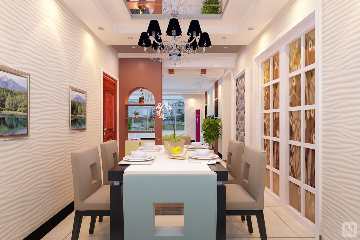 7万136㎡简约三房装修中海国际社区3室1厅1卫1厨-红星美凯龙家装效果