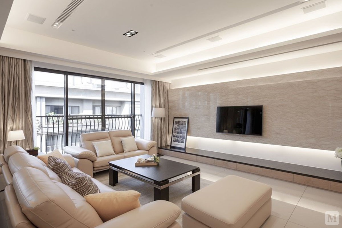 2万95㎡简约三房装修简约风格三居设计