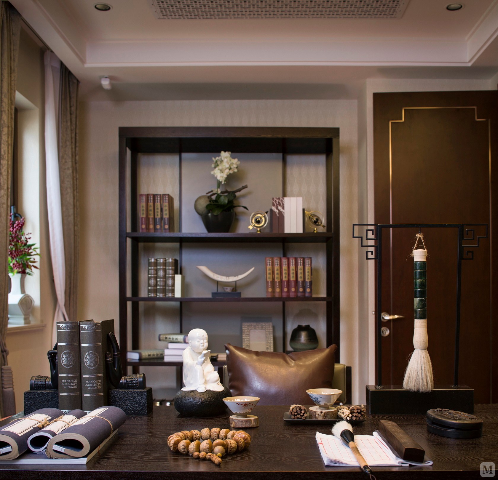 53.6万260㎡中式复式装修桃花源田庄,宁静温暖中国风