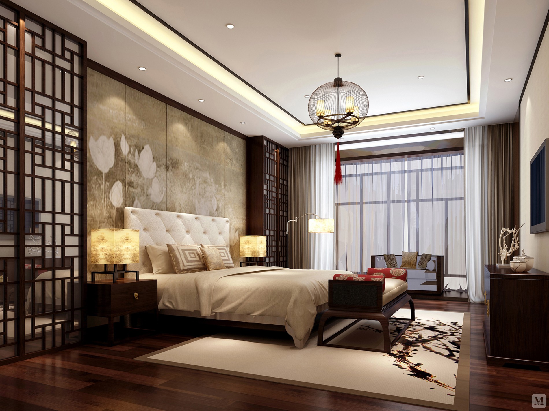 30.3万147㎡中式三房装修云龙家园装修案例