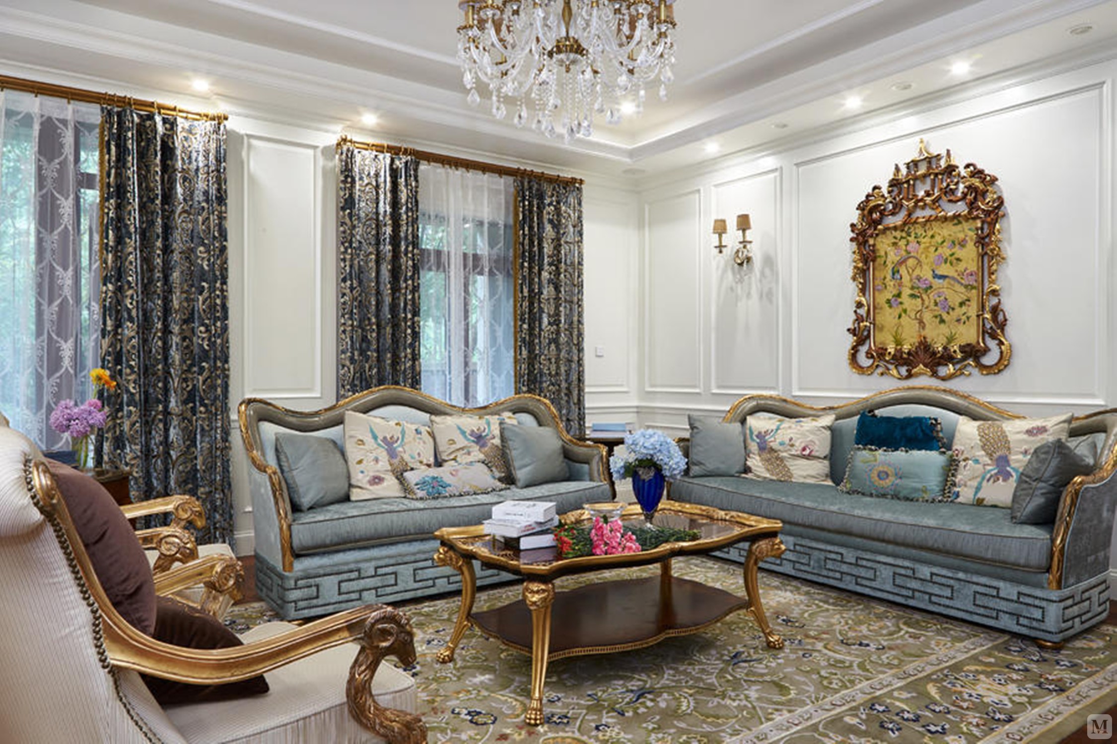 别墅欧式风格装修设计效果图-红星美凯龙家装软装设计网