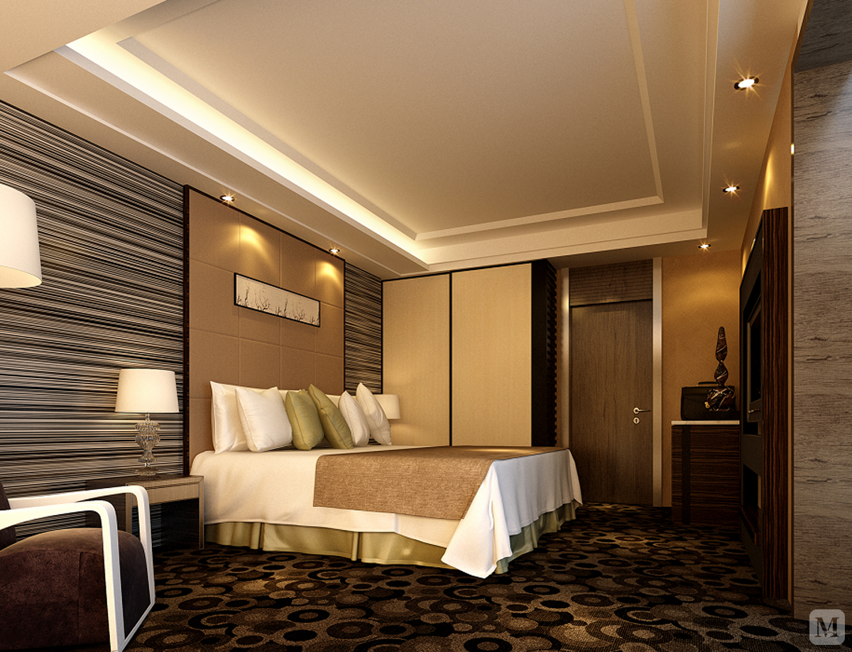 新古典卧室吊顶装修效果图