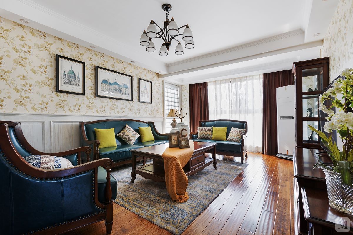 23.1万112㎡美式三房装修◣乱世佳人◥130㎡美式风格