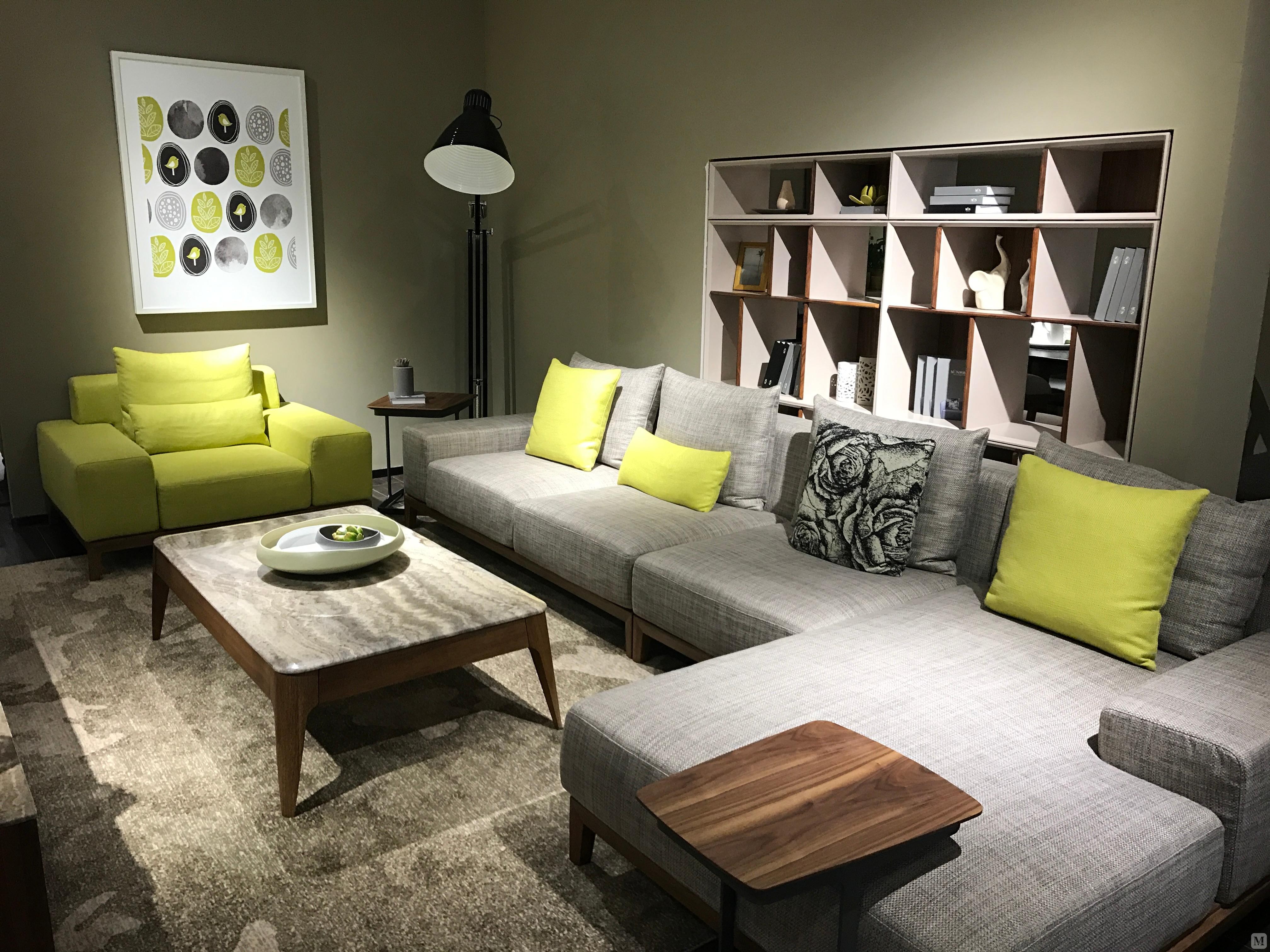 华意空间 组合沙发 北欧现代极简