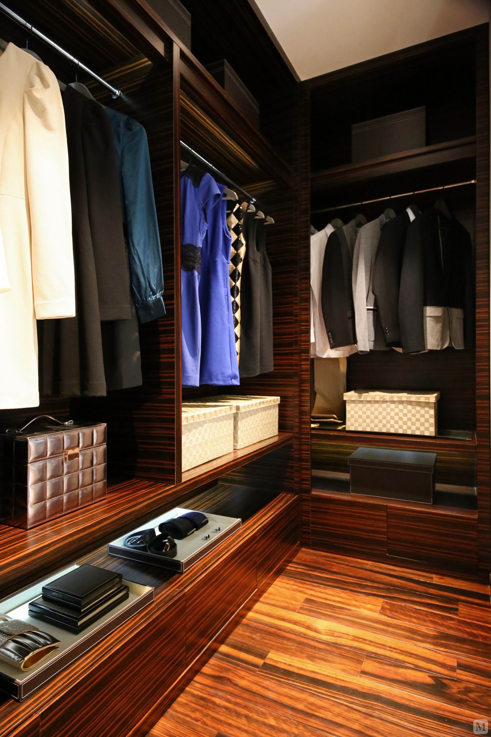 art deco衣帽间储物柜装修效果图
