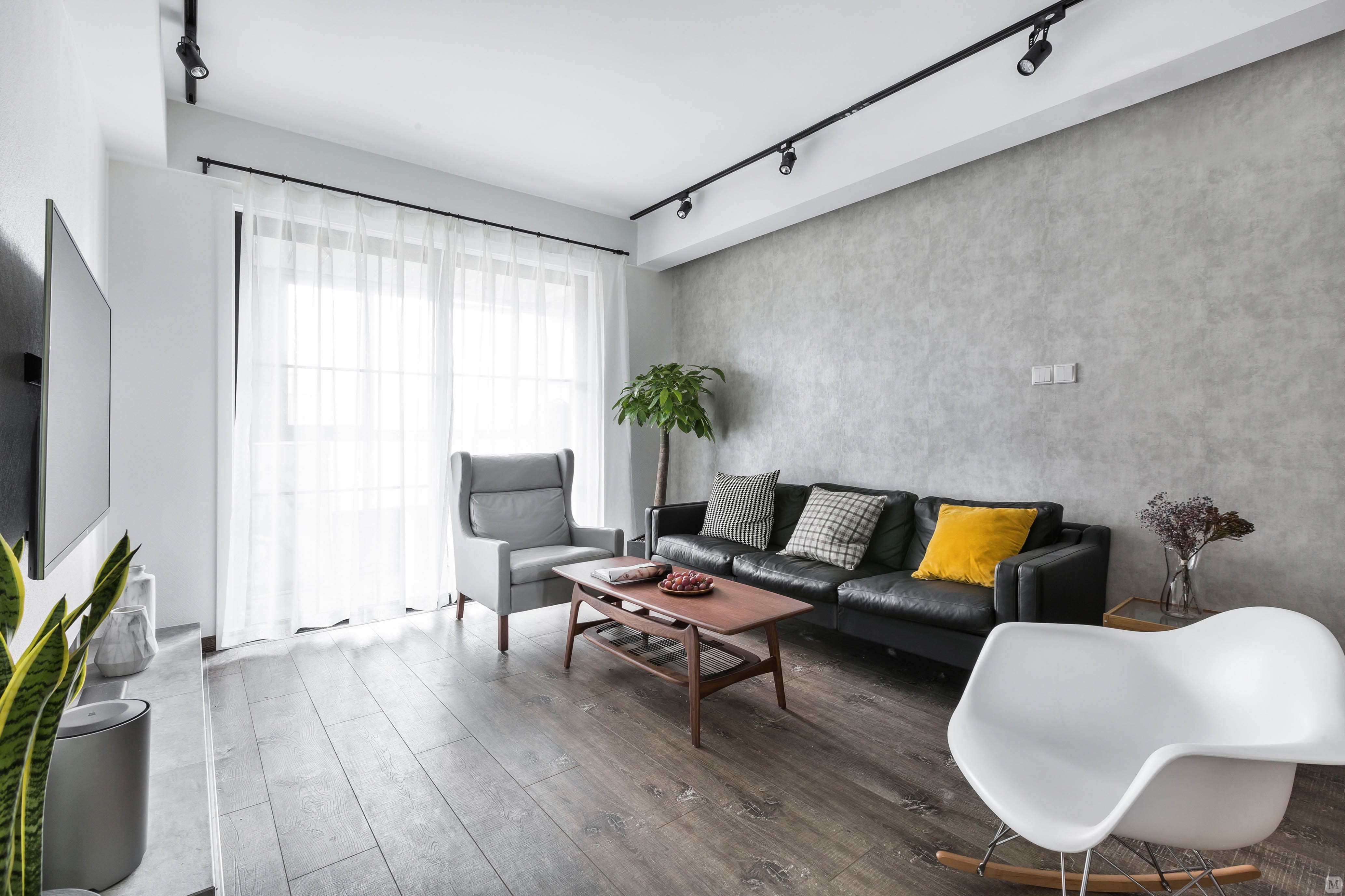 简约 #二室 百搭白,中庸灰,炫酷黑这些现代极简风格在视觉上,总是