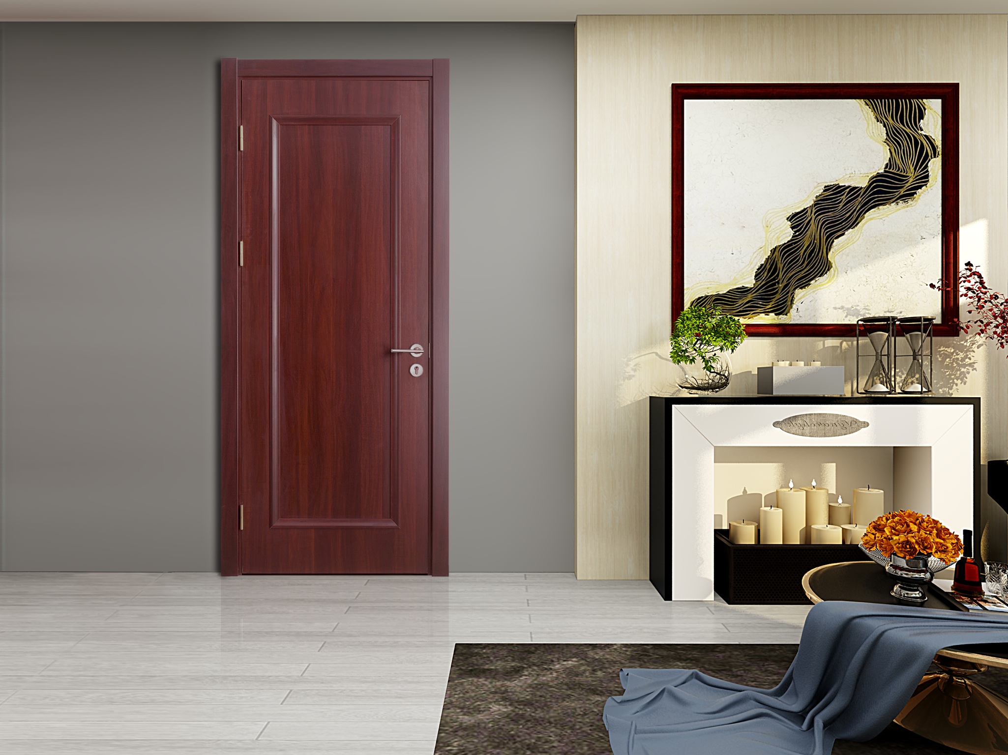 欧铂尼木门志雅时尚系列ydh001d