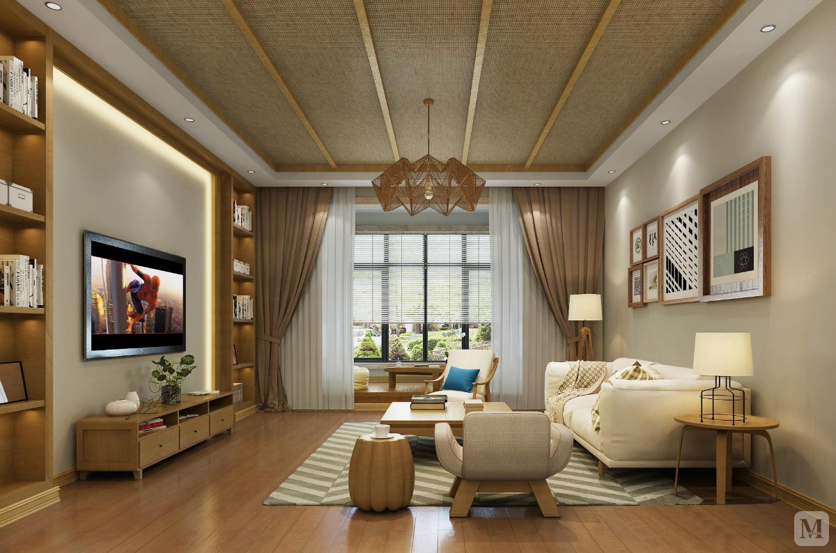 0万237㎡混搭别墅装修金科王府-日中式混搭风格