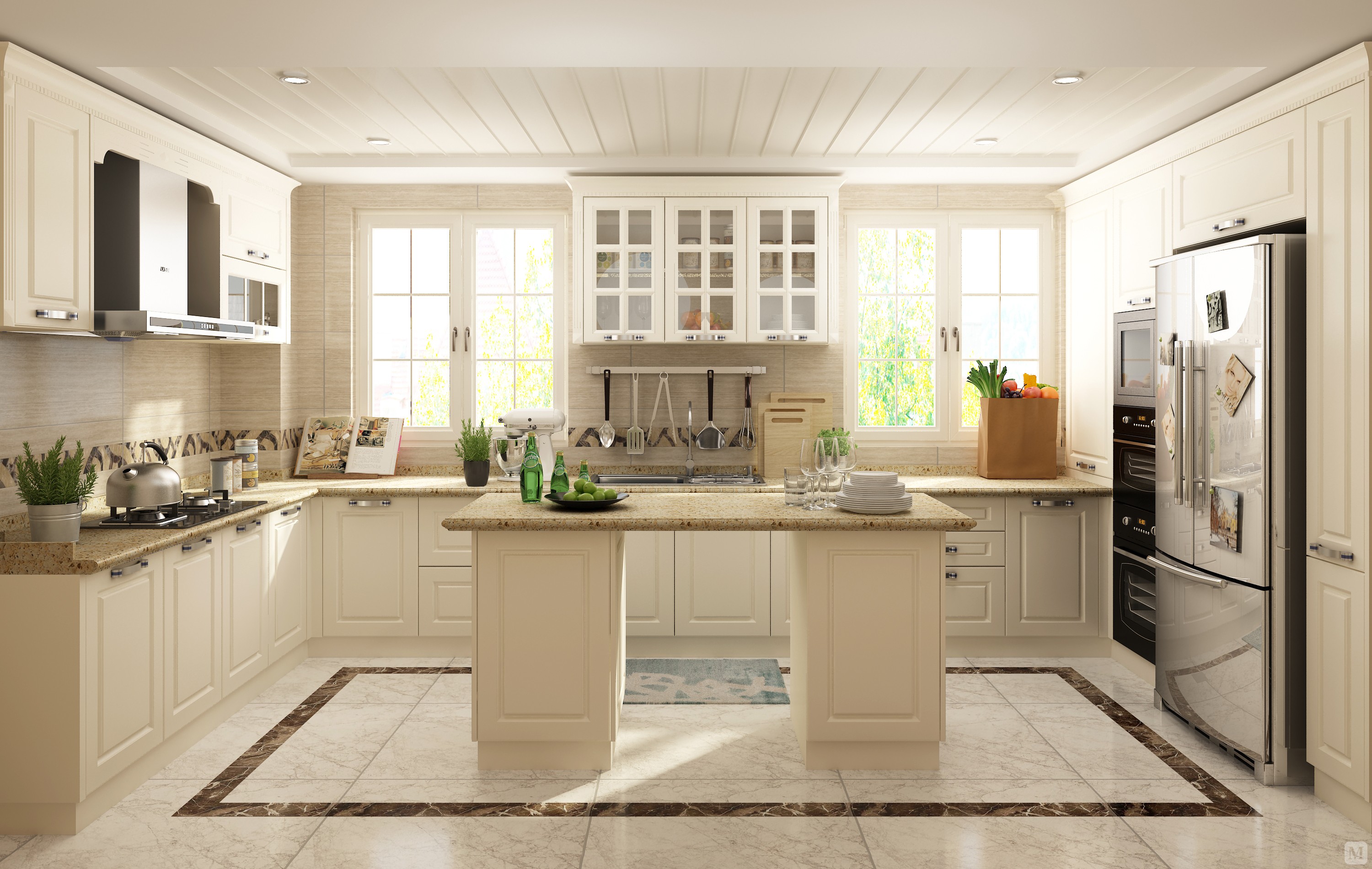      我乐厨柜 吊柜 欧式 简爱