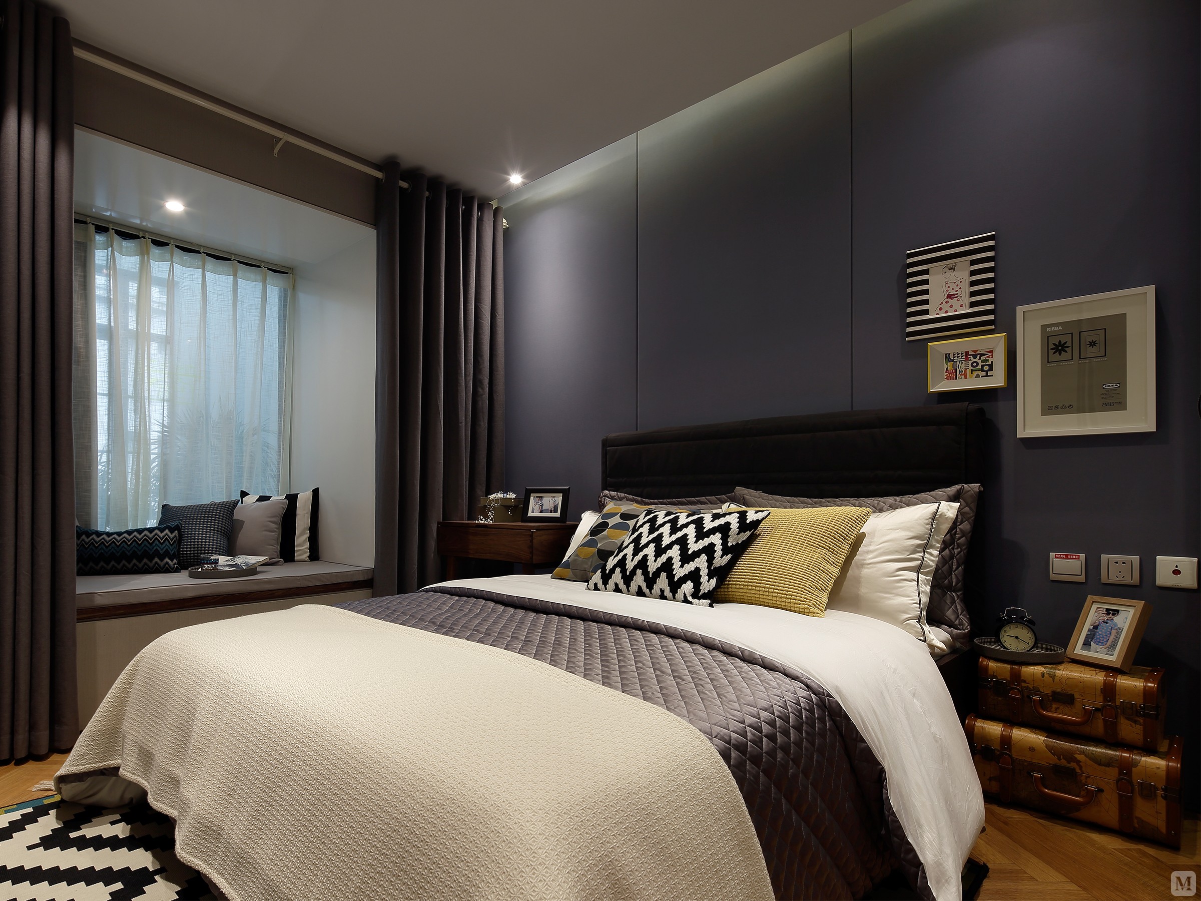 简约卧室吊顶装修效果图