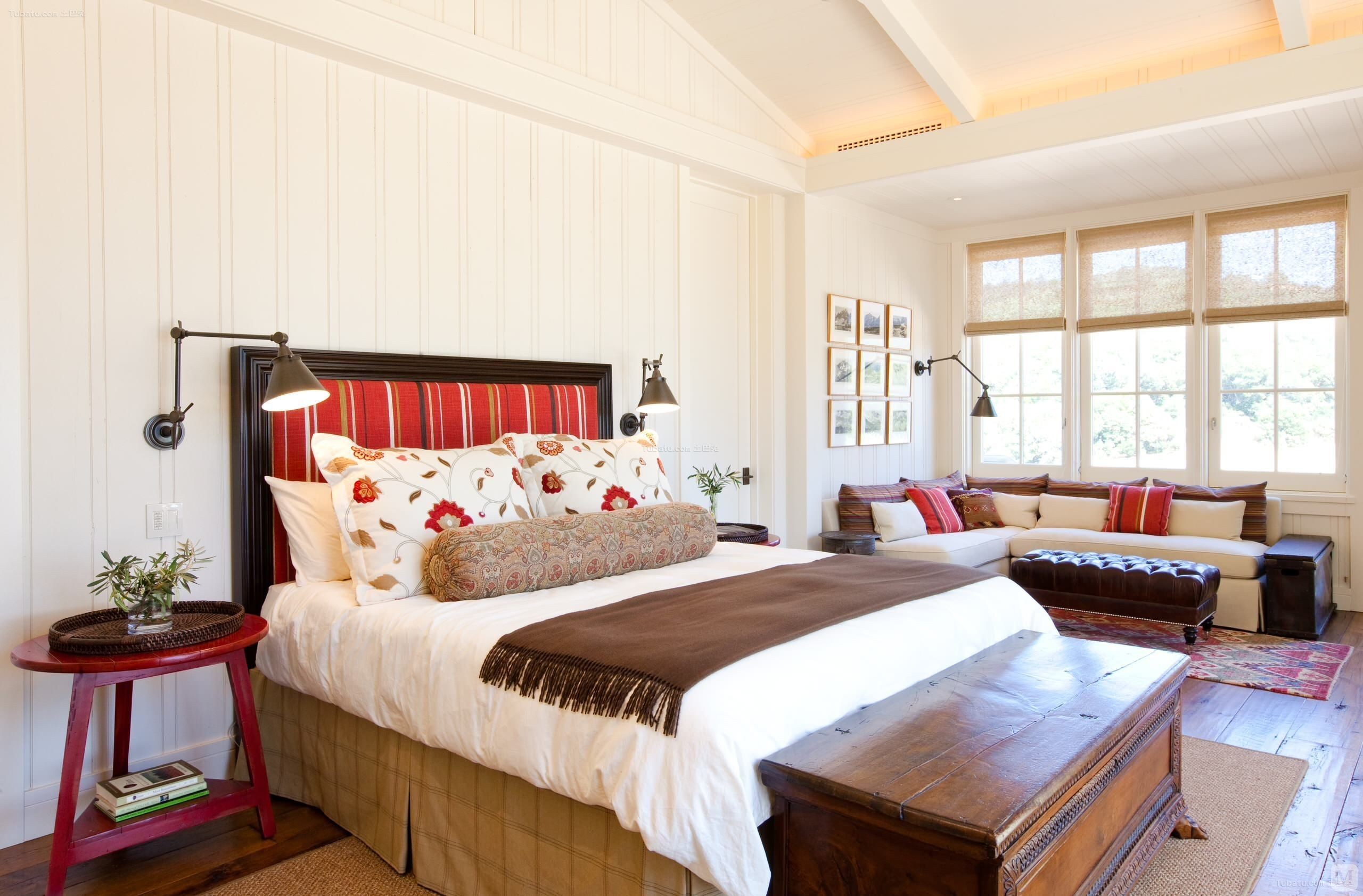 简约卧室吊顶装修效果图