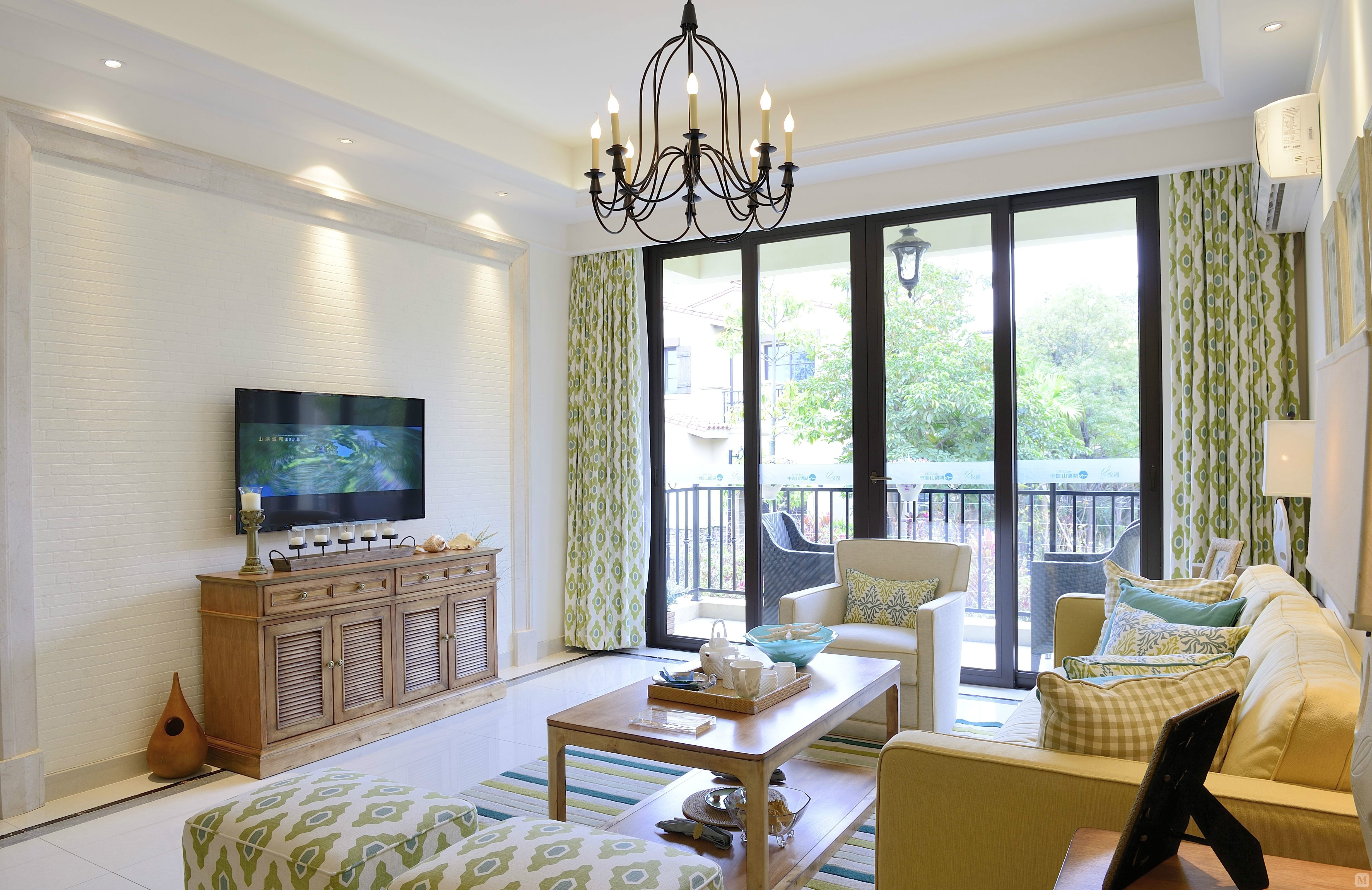 6万95㎡美式三房装修华丽大气-红星美凯龙家装效果图