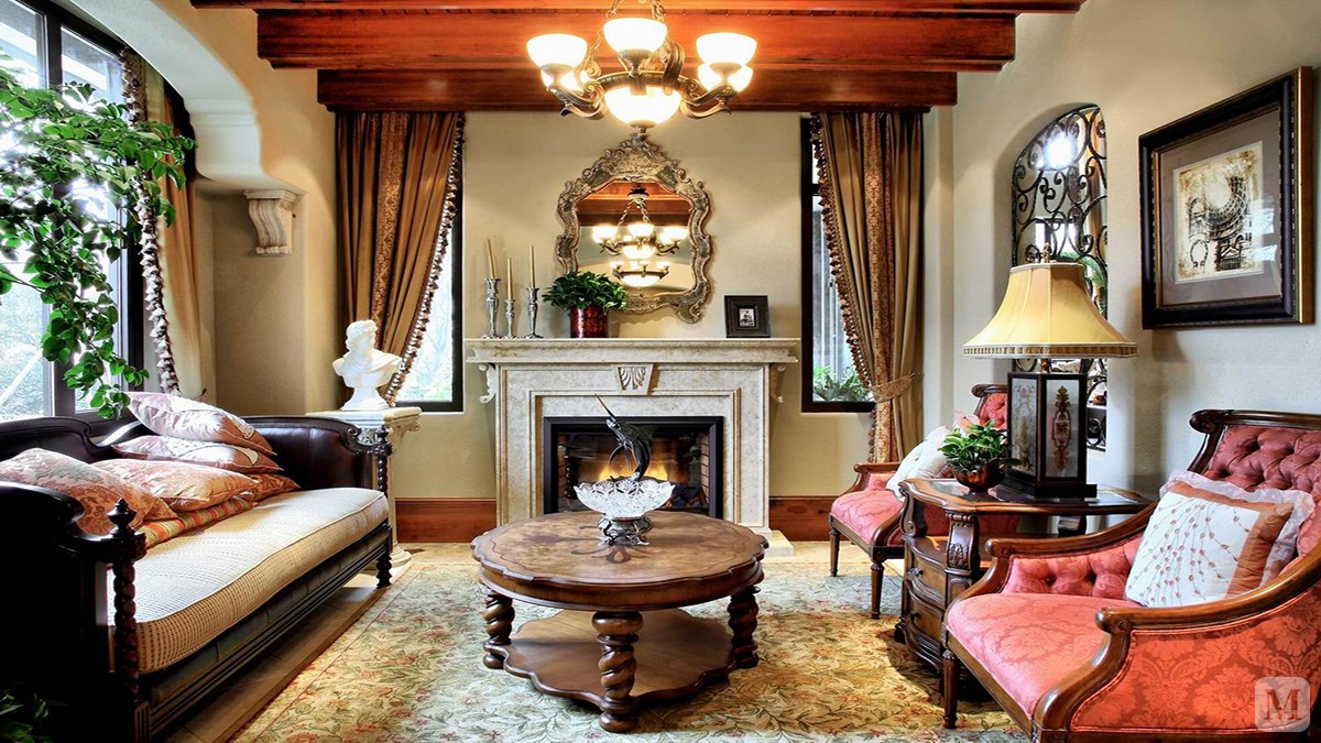 新古典 #联排别墅 不加过多修饰与约束的美式风格,散发出迷人的休闲