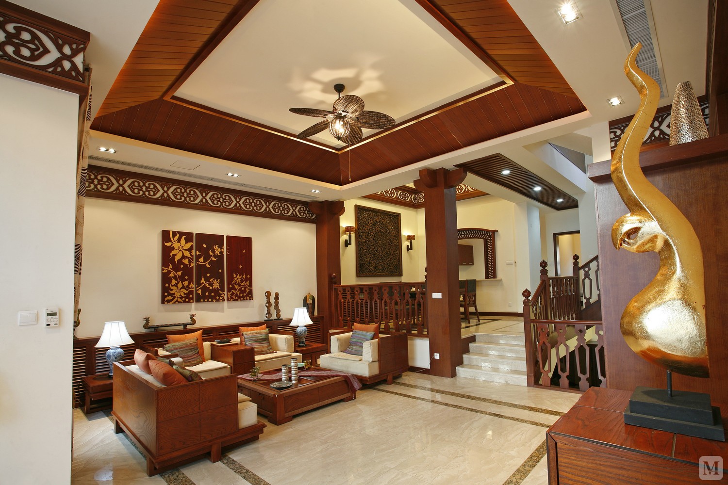 东南亚局部装修效果图