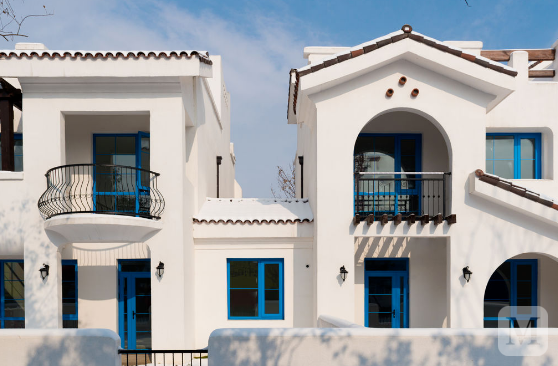 地中海风格房子外观图图片