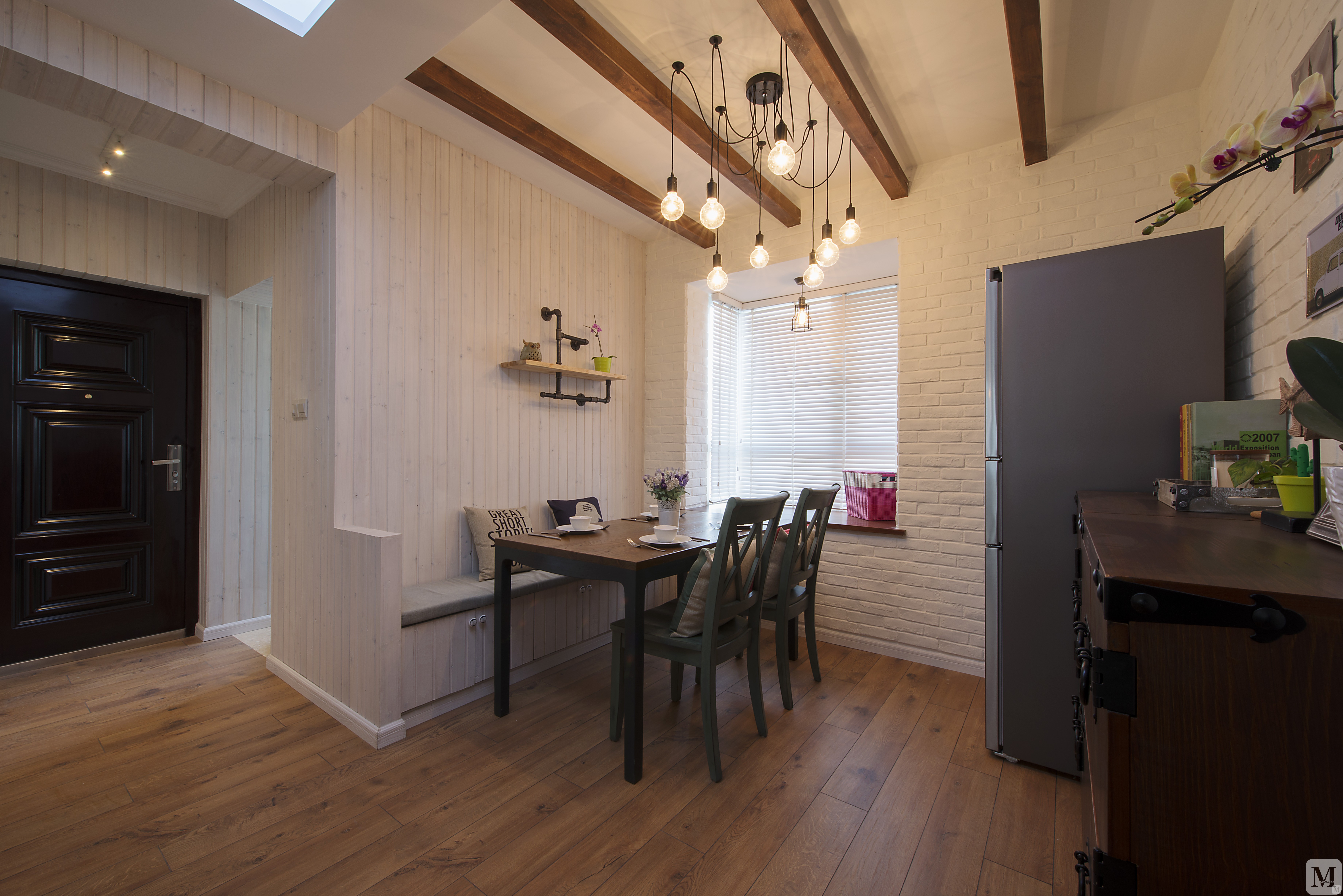 7万160㎡田园三房装修160平田园风格