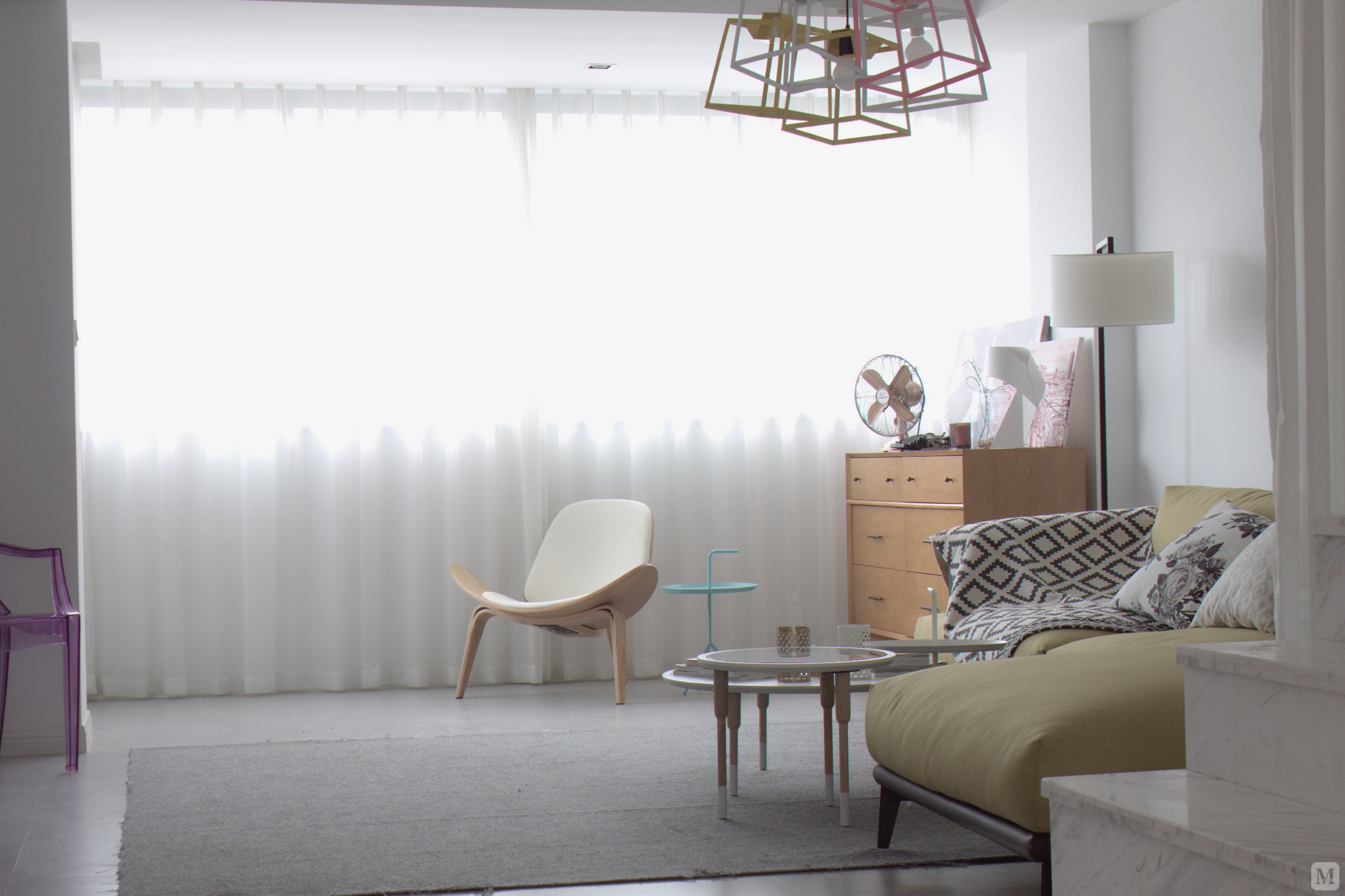 混搭客厅背景墙装修效果图