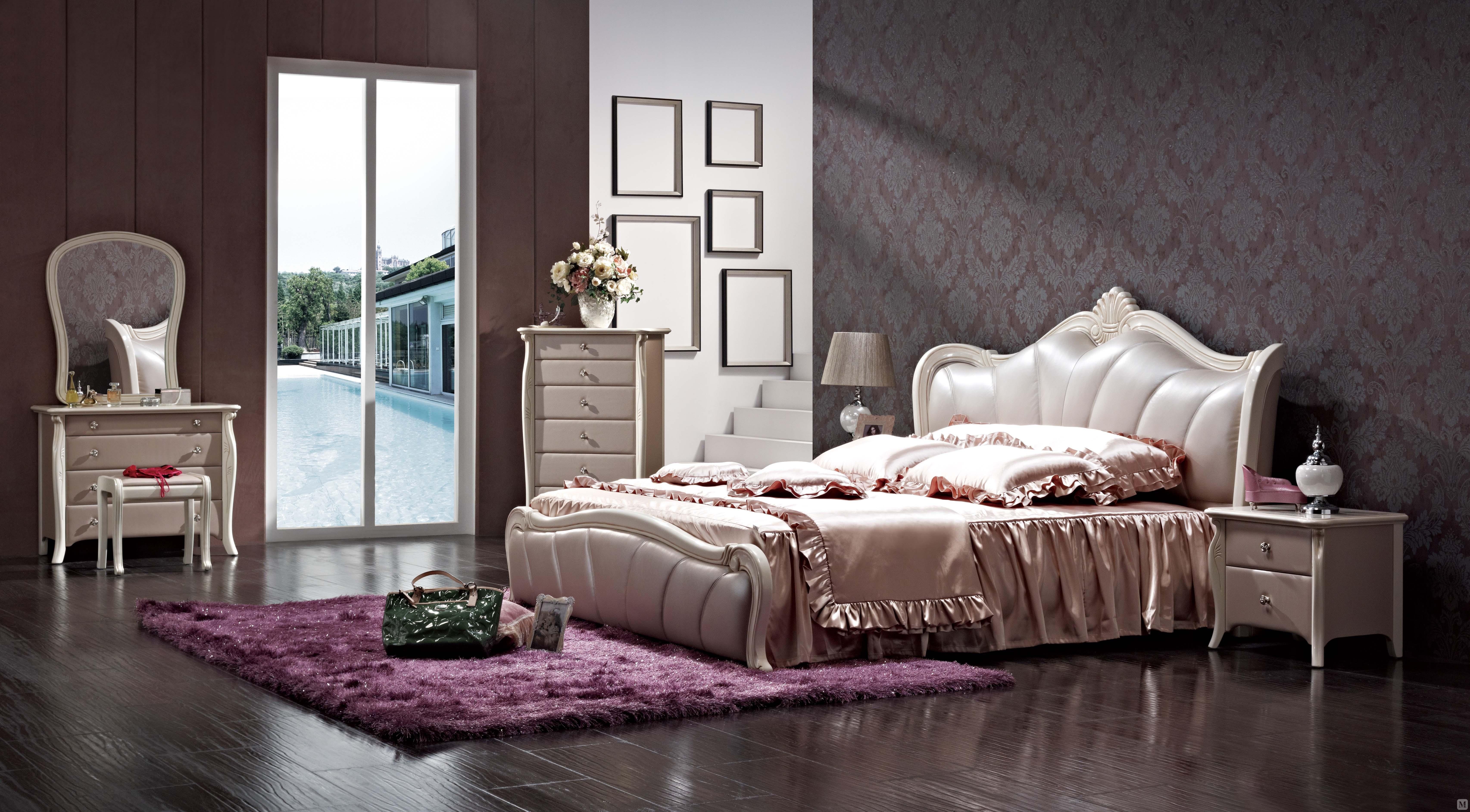   依思蒙沙 皮床 皮床,简欧风格