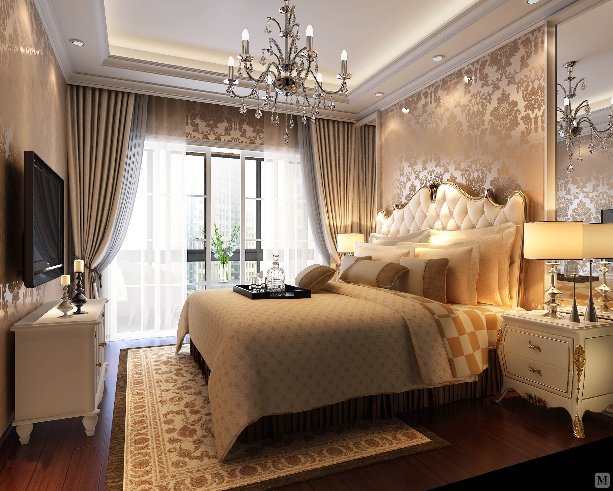 欧式风格打造豪华浪漫的房子,一个家最大的特点就是温馨,才会有一种