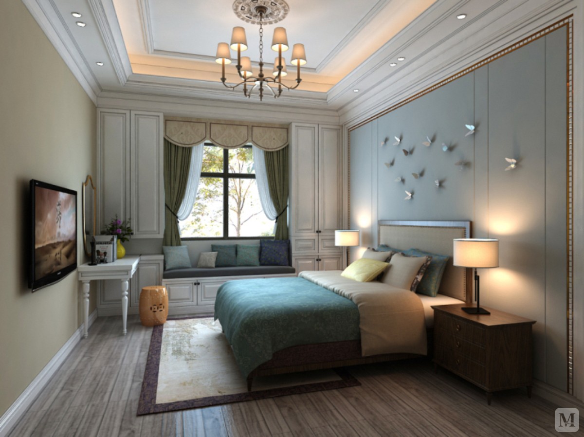 一束花随意中可以感受生活的点滴用心,17平米卧室让主人肆1200_898