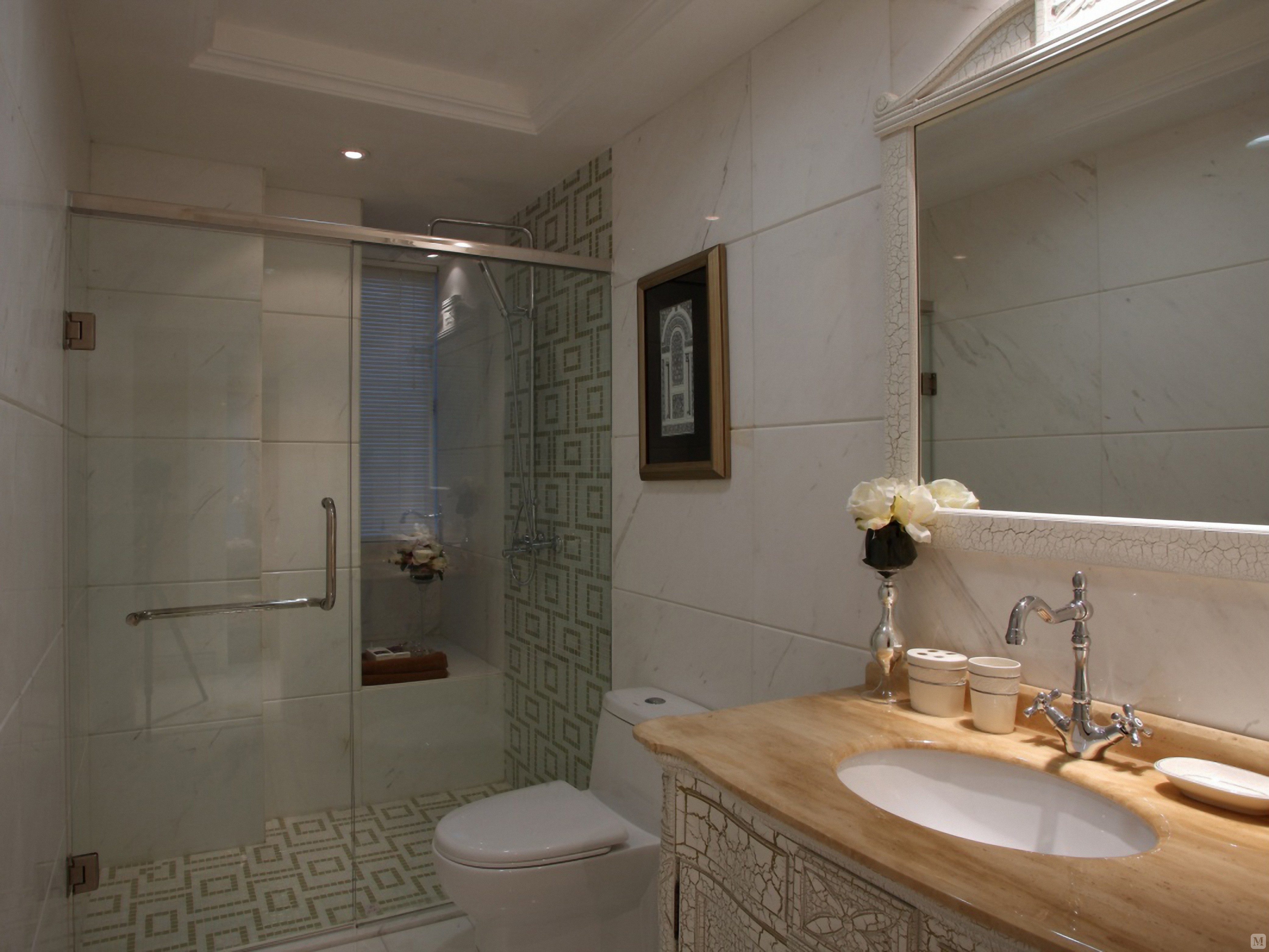 整个装潢设计风格趋向简洁的今天,欧美风格的装修也融入了简洁,朴实的