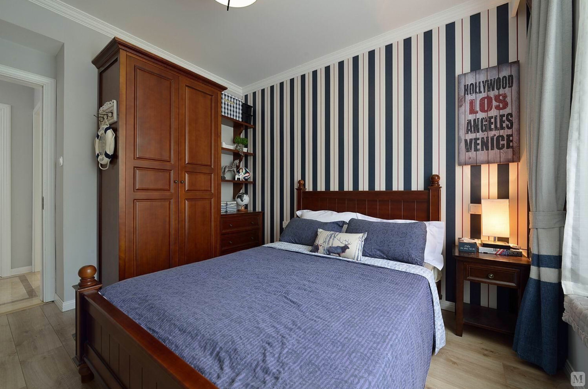 0万116㎡混搭二房装修乡村清新风格平层