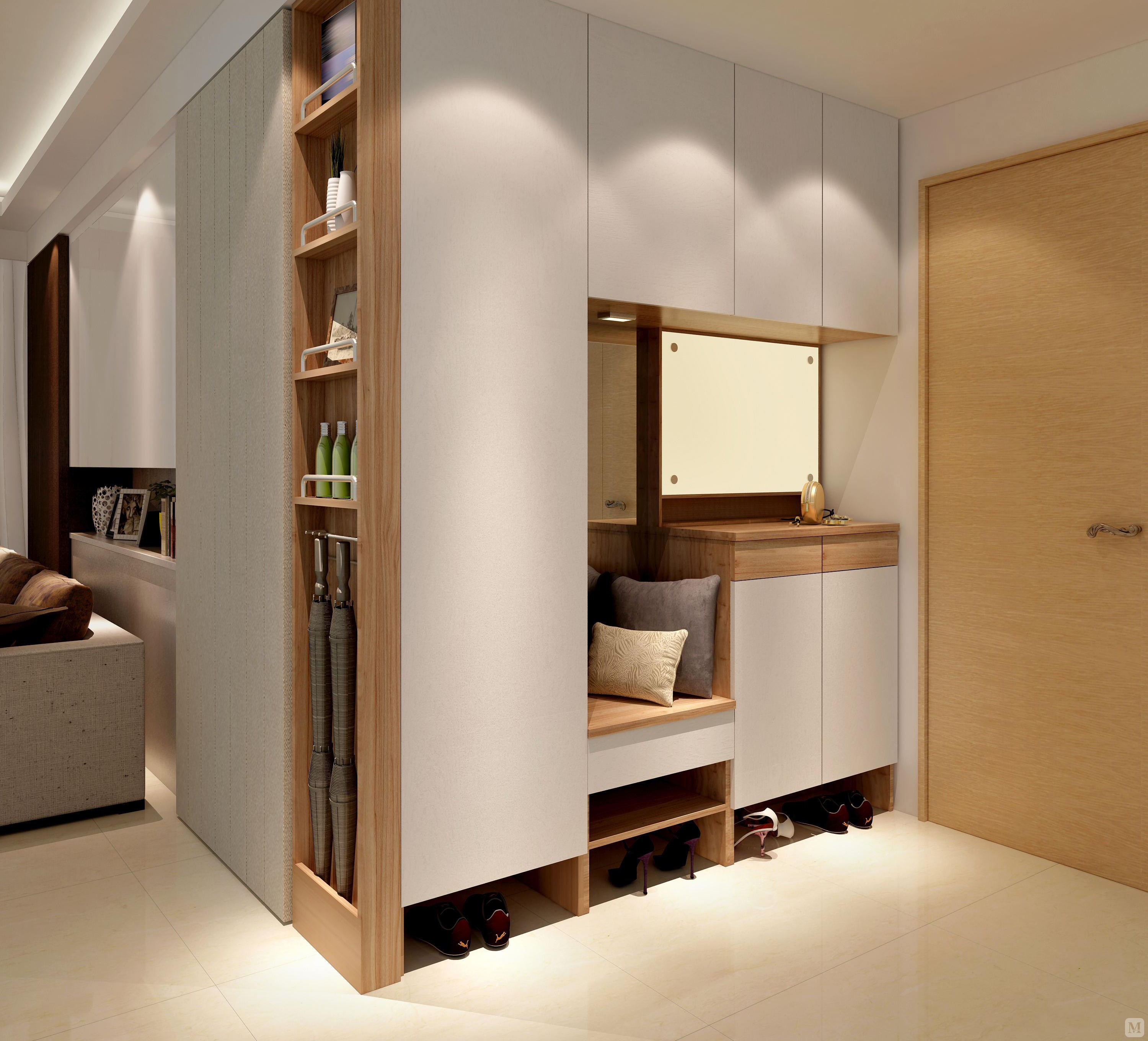 简欧玄关装修效果图