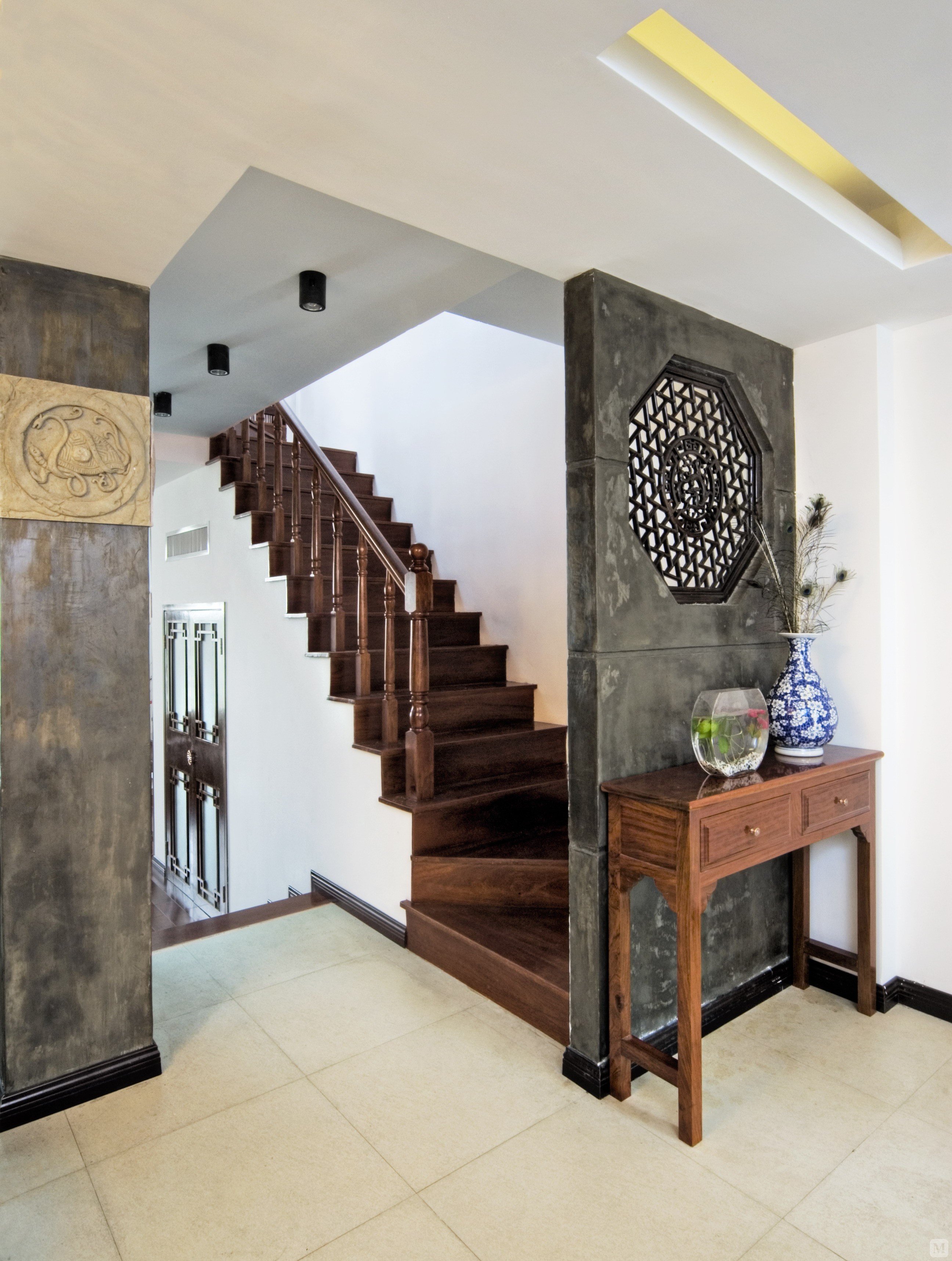 中式局部装修效果图