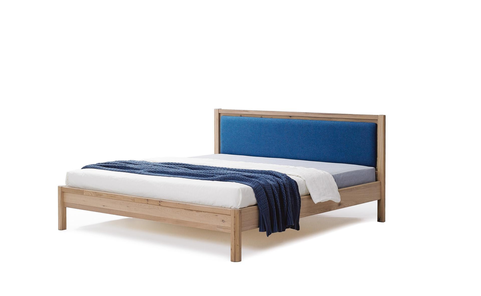  挪亚家 m床 简约风格,深蓝色调的