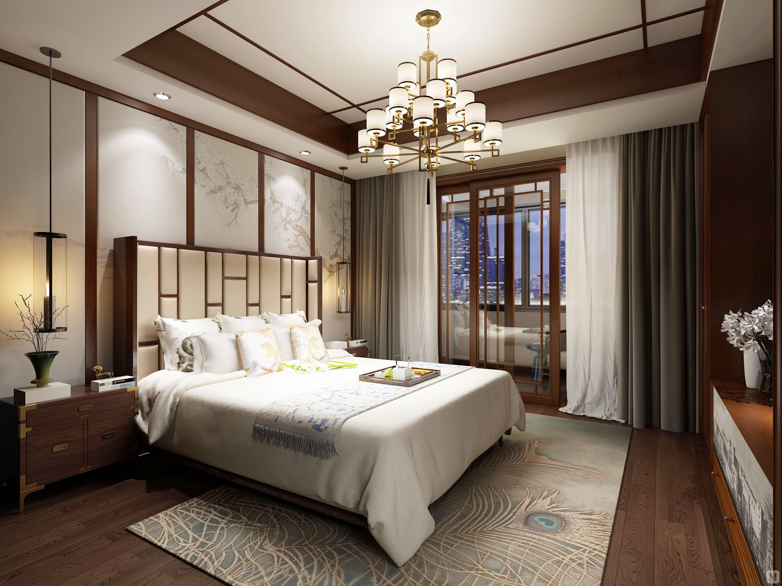 中国风并非完全意义上的复古明清,而是通过中式风格的特征,表达对清雅