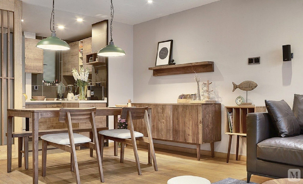 9万156㎡日式三房装修温情muji风日式混搭