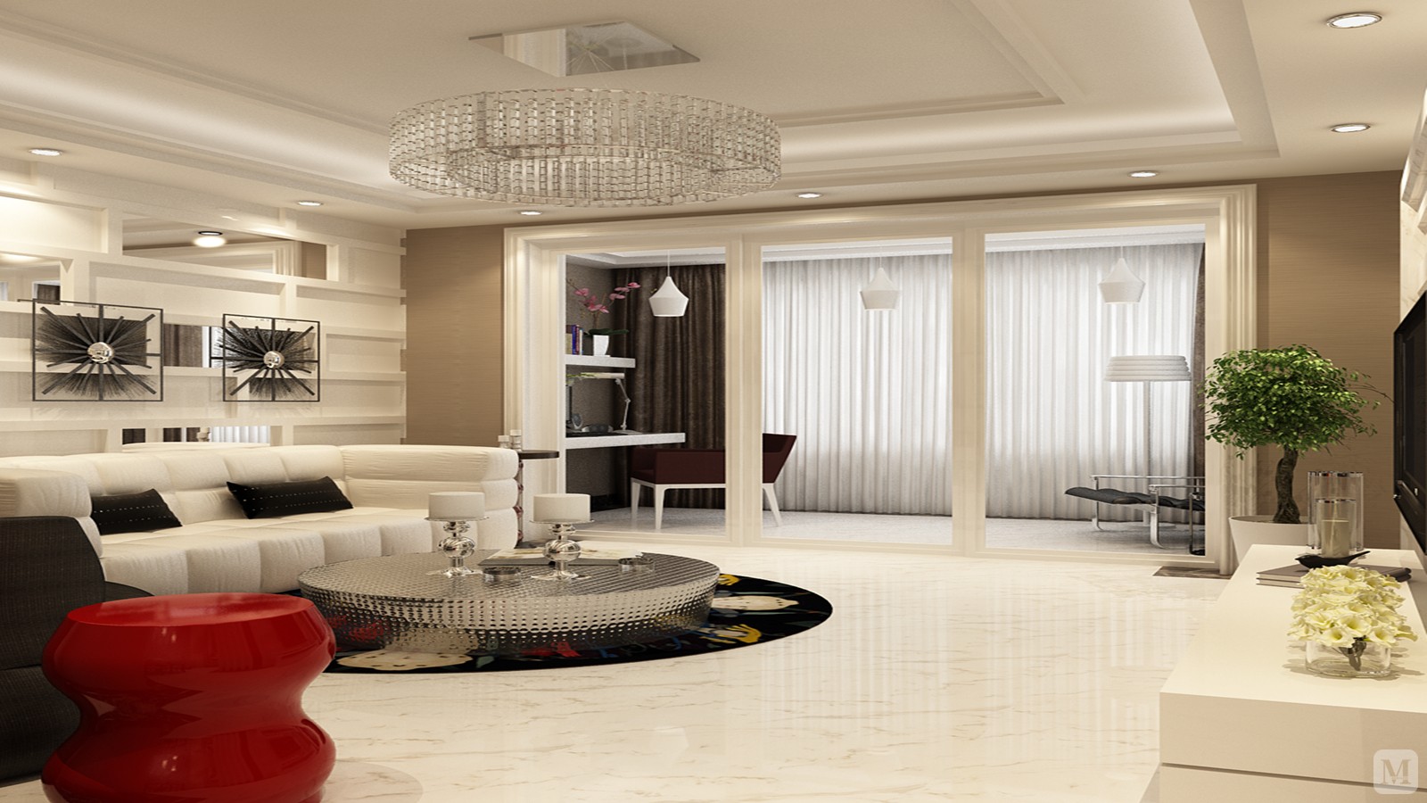 简约设计风格往往不只是表达在家庭装修方面,它也包括了家庭中的软装