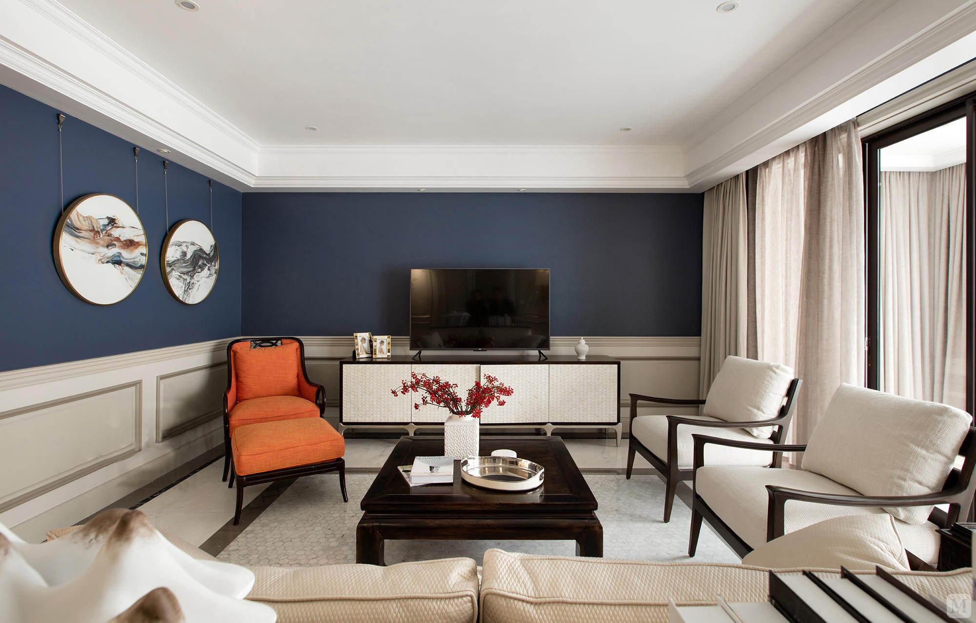 交织出一个柔和,优雅的中性空间,从整体上的风格定位到每个细节的反复