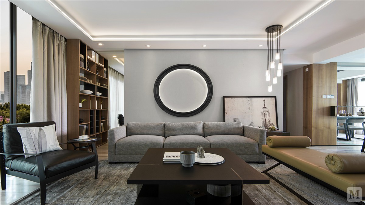 9万79㎡简欧二房装修简约之美华丽打造