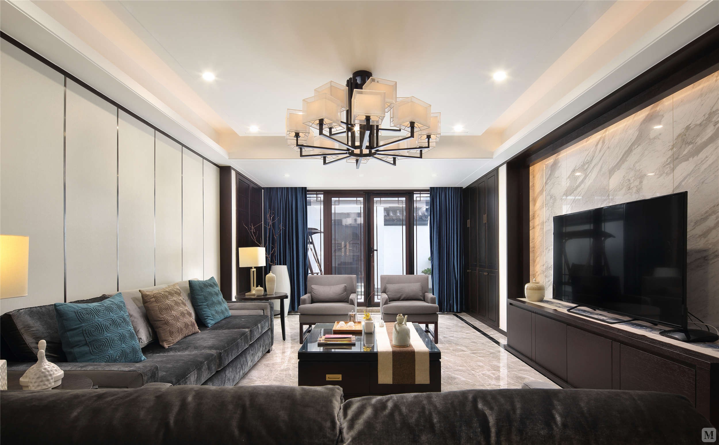 3万210㎡中式别墅装修东方盛世花园二期-项目