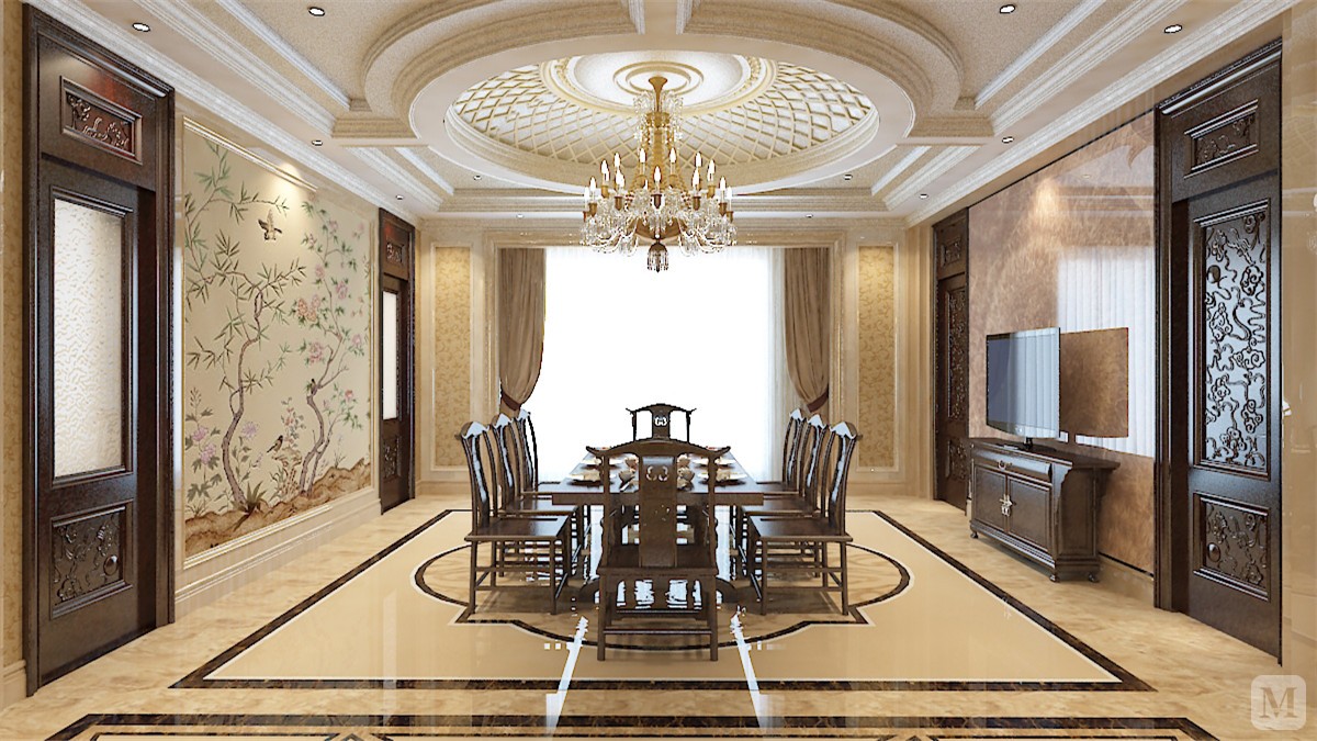 7万88㎡混搭二房装修中西结合实力打造