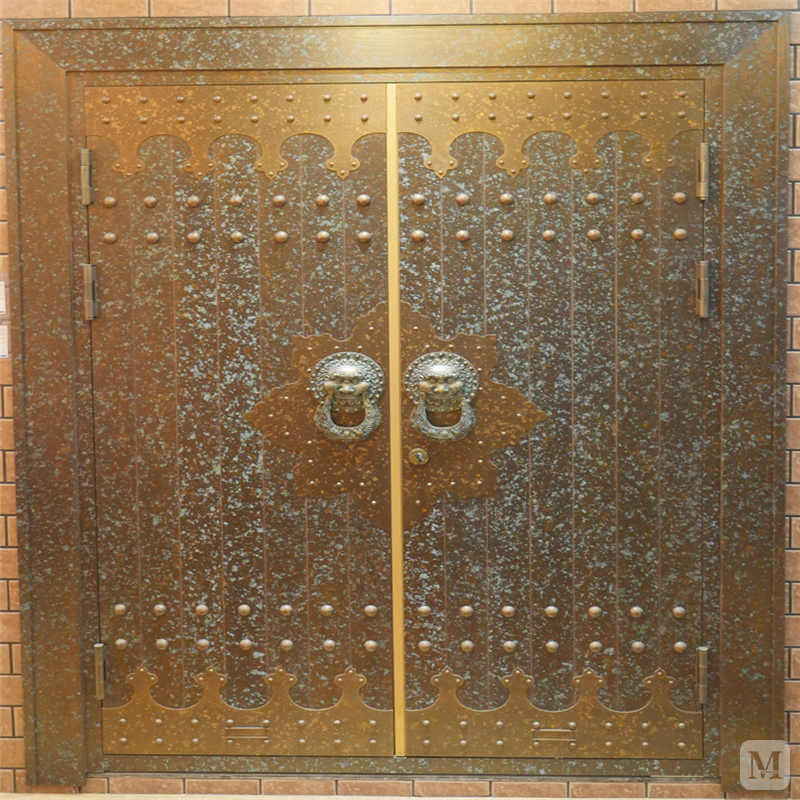 松岩铜门 松岩定制铜门 松岩精品