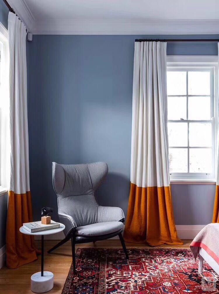 摩力克 窗帘 摩力克窗帘 单色百搭