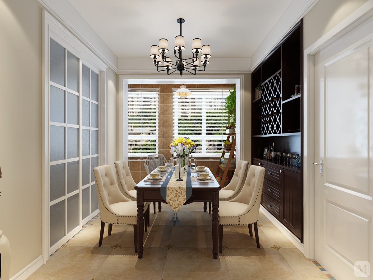 简约餐厅餐桌装修效果图-红星美凯龙家装效果图