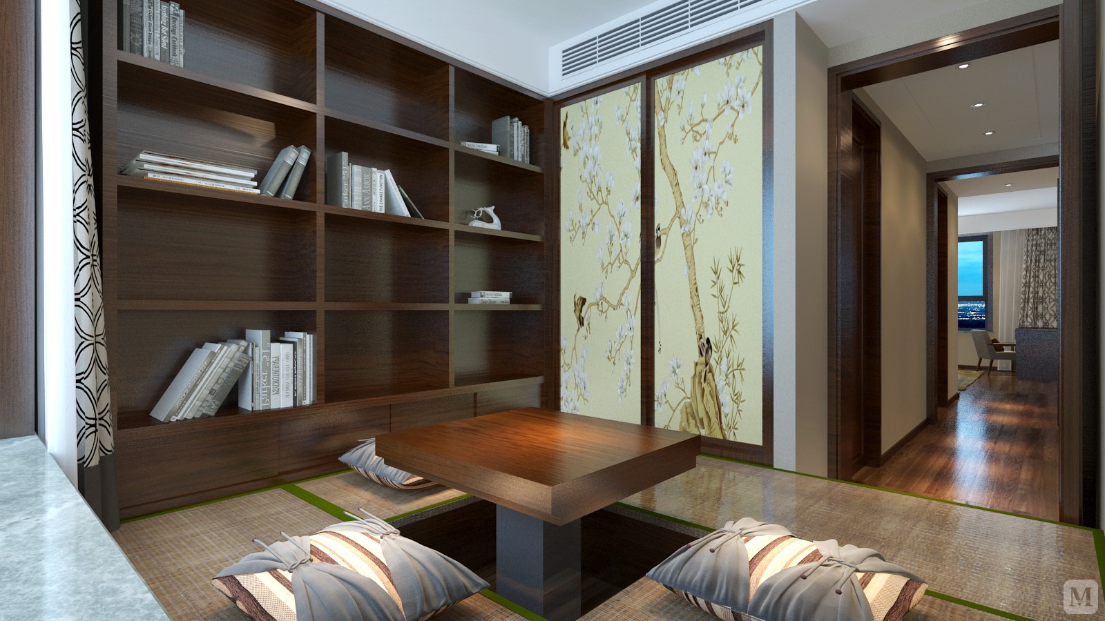 25.6万124㎡中式三房装修保利海德公馆三室两厅装修实例