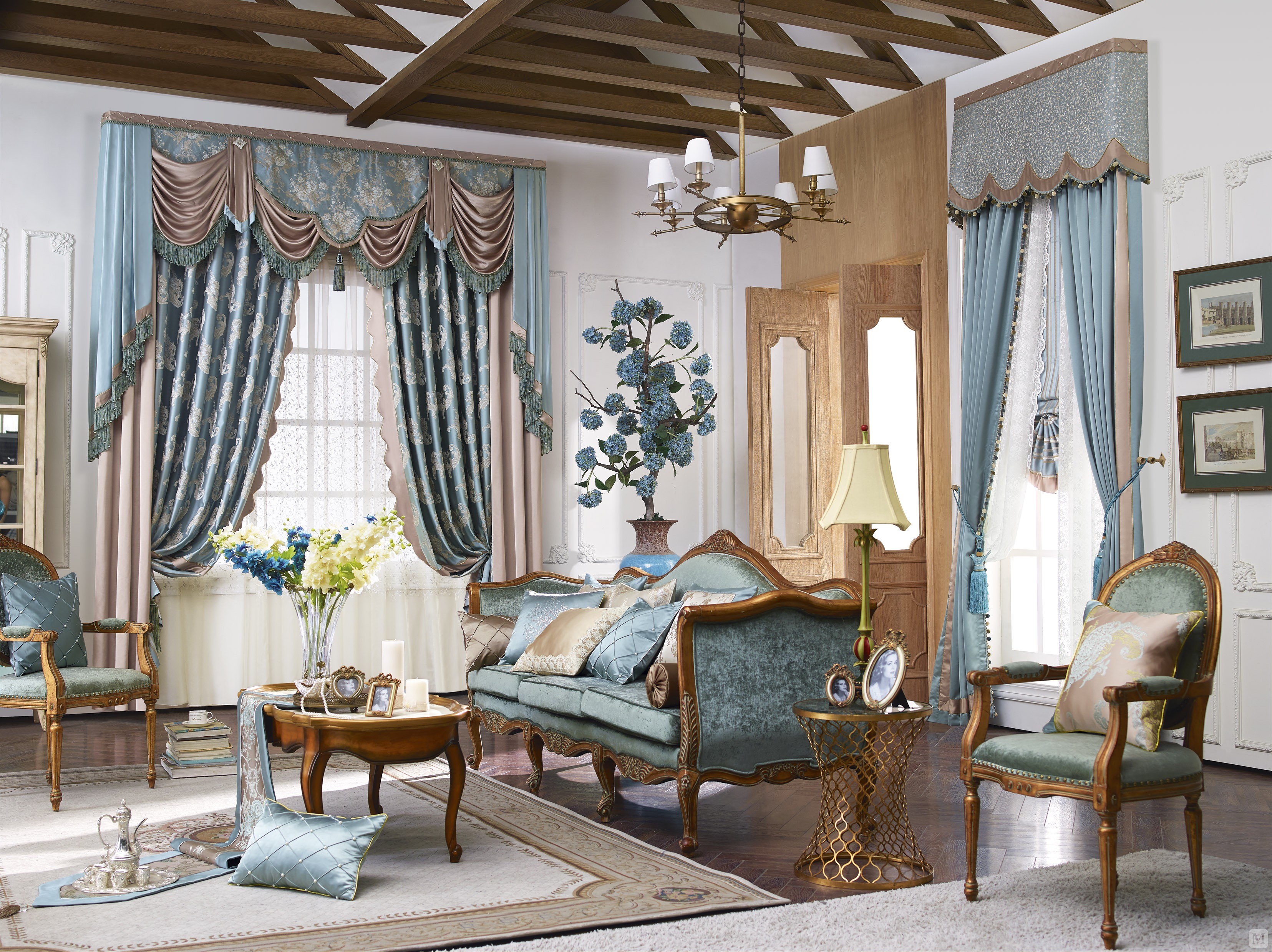 索弗仑窗帘 窗帘 1720系列 yb1342-1